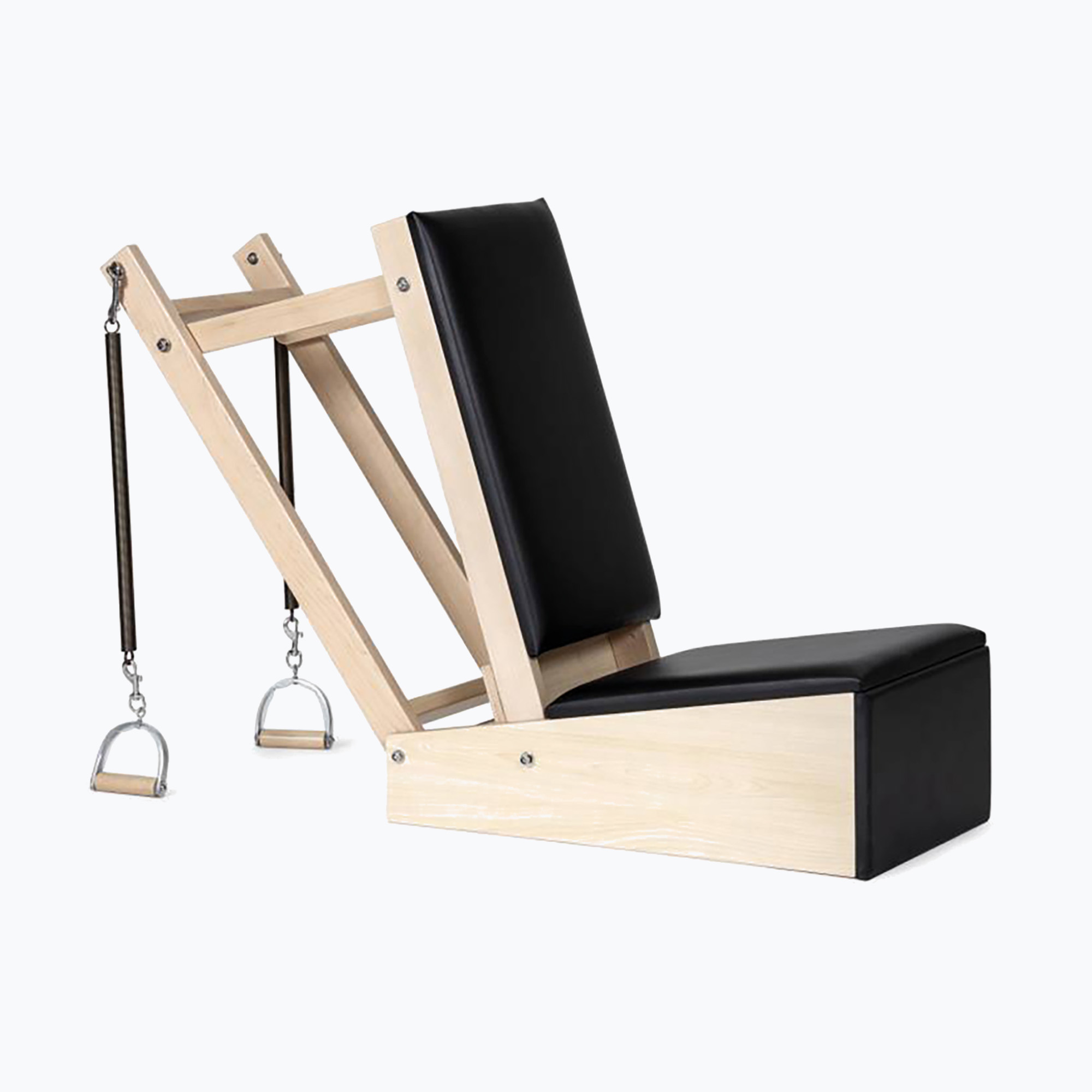 Innwell Baby pilates kreslo - Kreslo na ruky hnedé/čierne (Baby chair - Arm chair INP25012-F5DEB3)