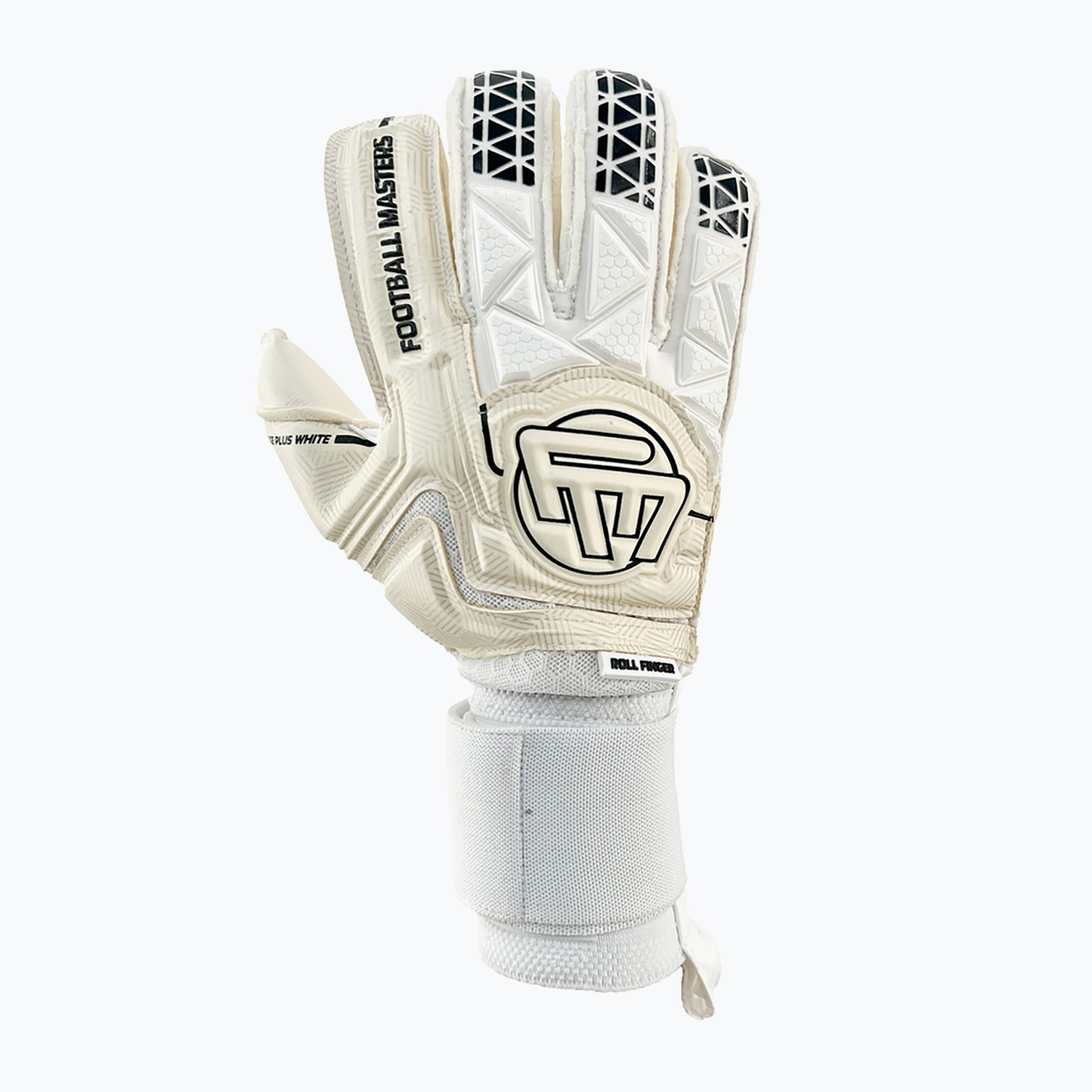 Brankárske rukavice Football Masters Voltage Plus RF white (Voltage Plus RF 1759)