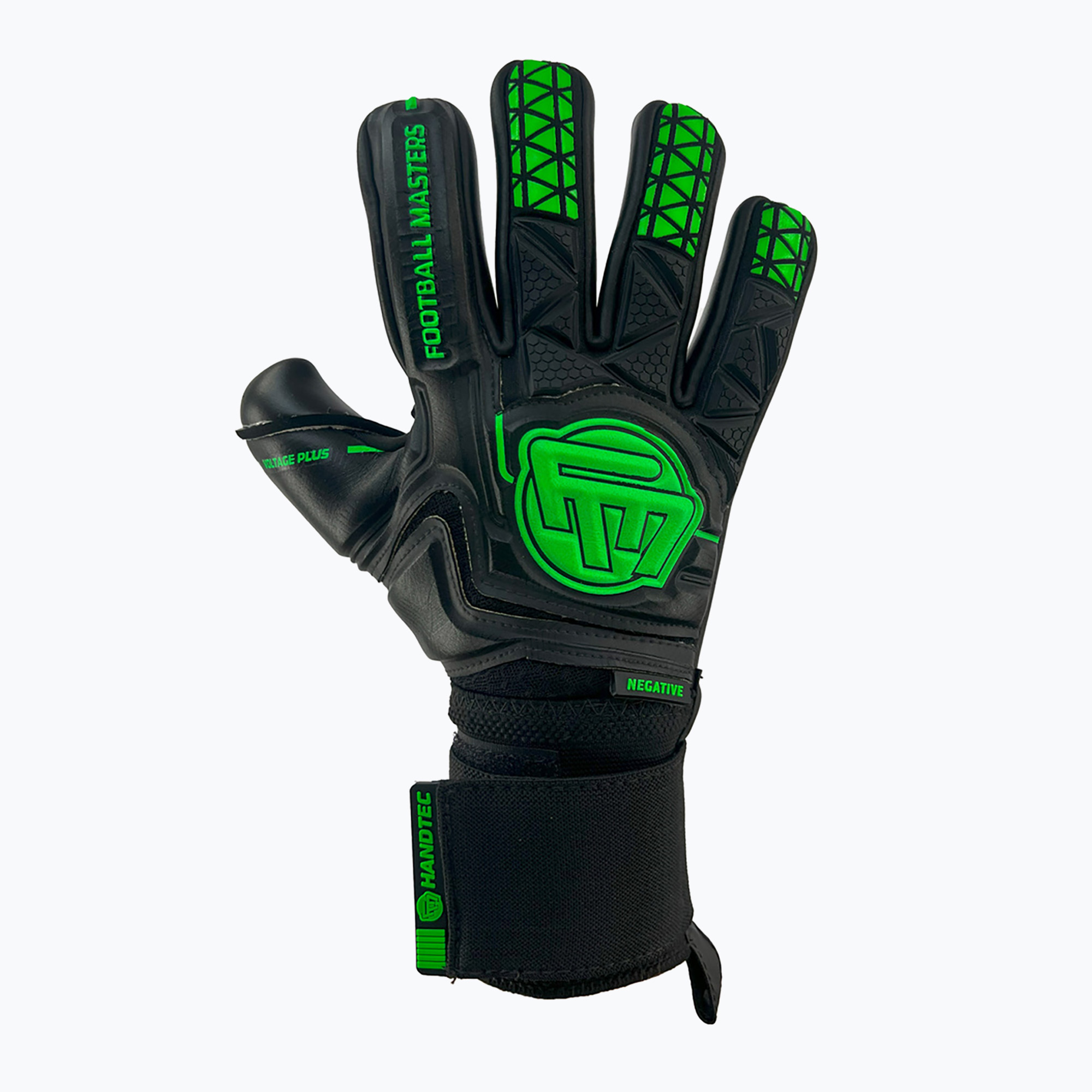 Brankárske rukavice Football Masters Voltage Plus NC black/fluo (Voltage Plus NC 1771)