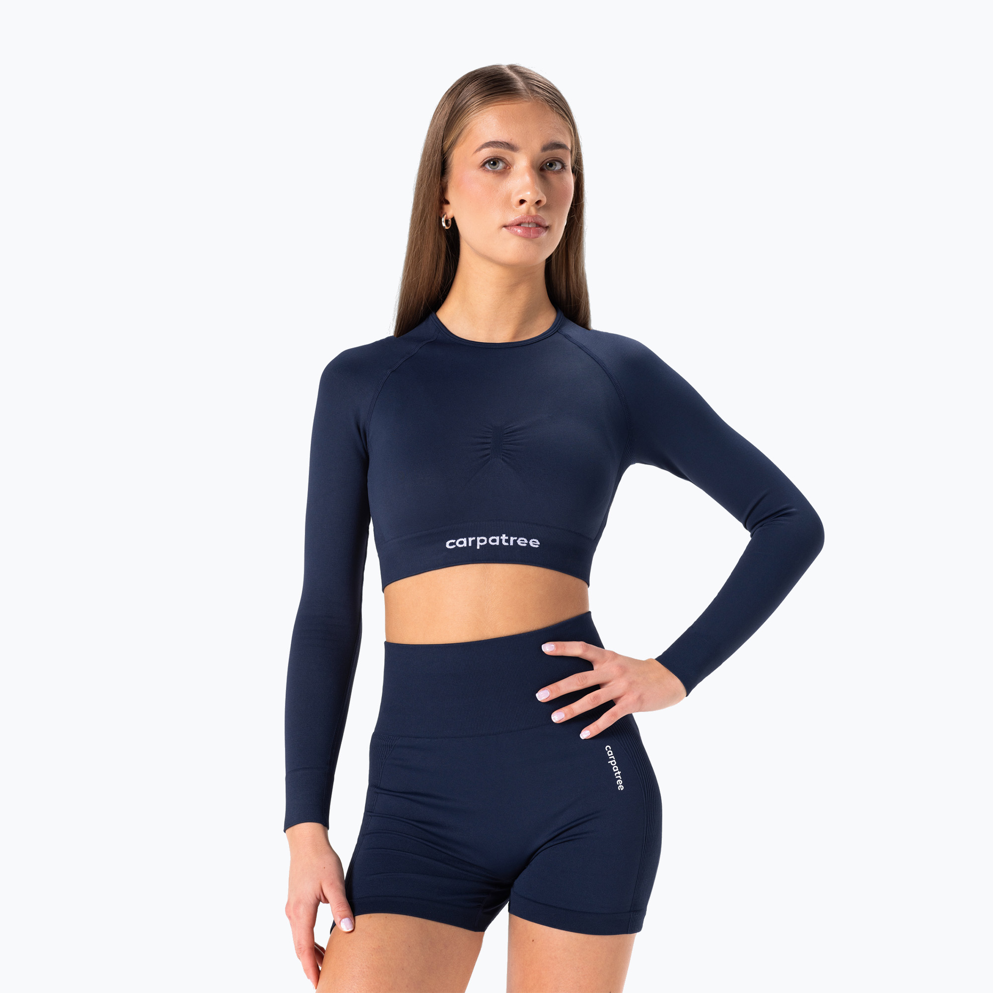 Dámske tričko longsleeve Carpatree Allure Seamless midnight blue (Allure Seamless CP-TS-ASS-BLU)