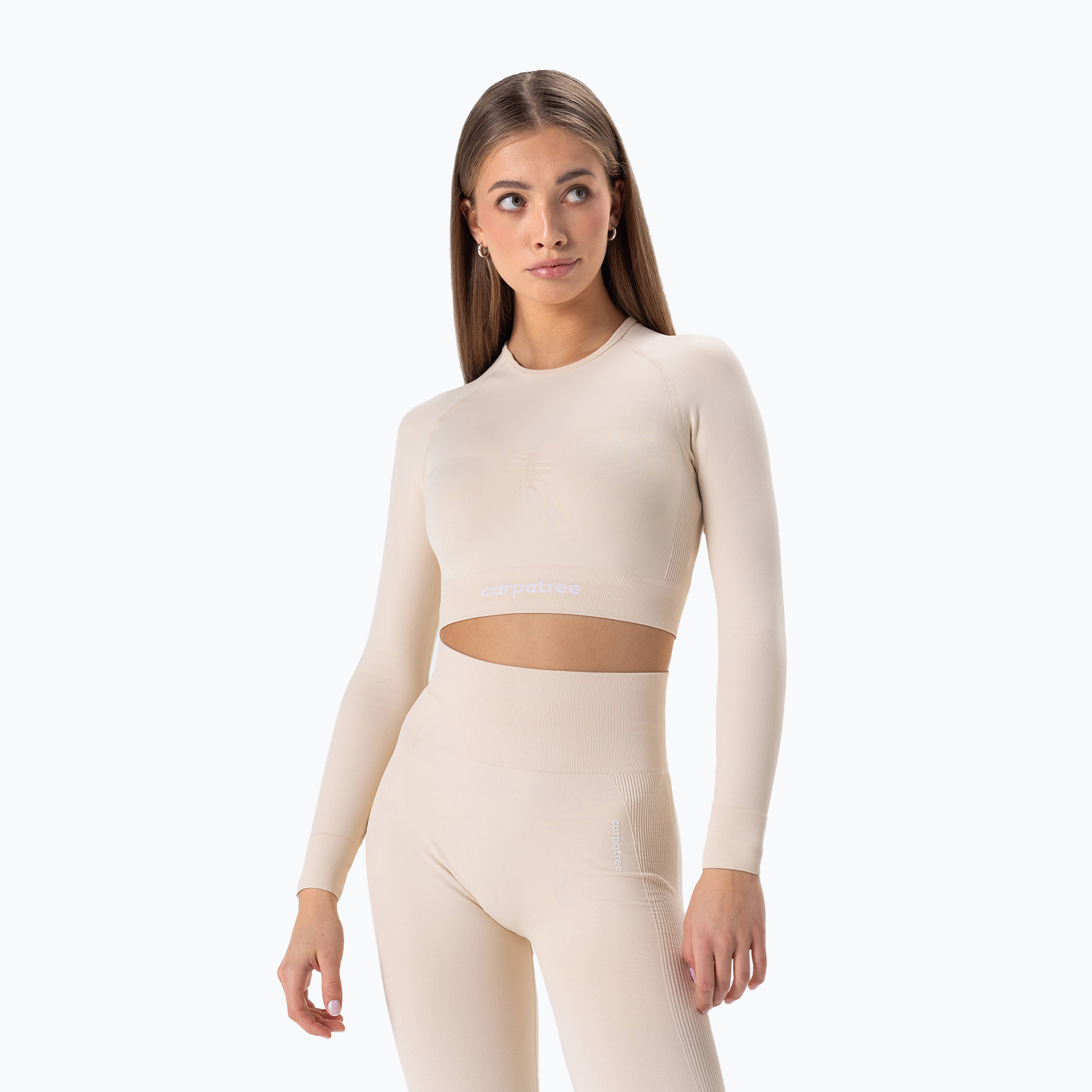 Dámske tričko longsleeve Carpatree Allure Seamless cream beige (Allure Seamless CP-TS-ASS-CBG)