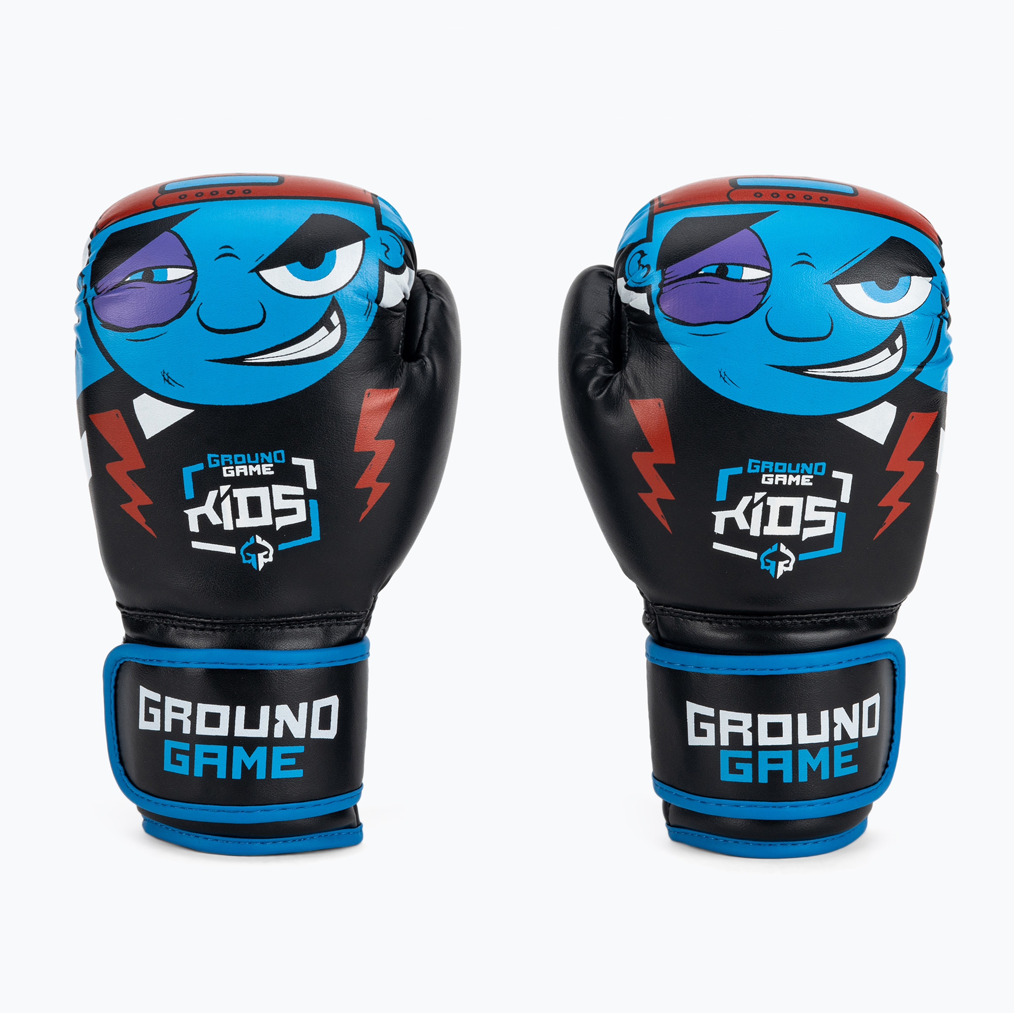 Detské boxerské rukavice Ground Game Prodigy čierno-modré