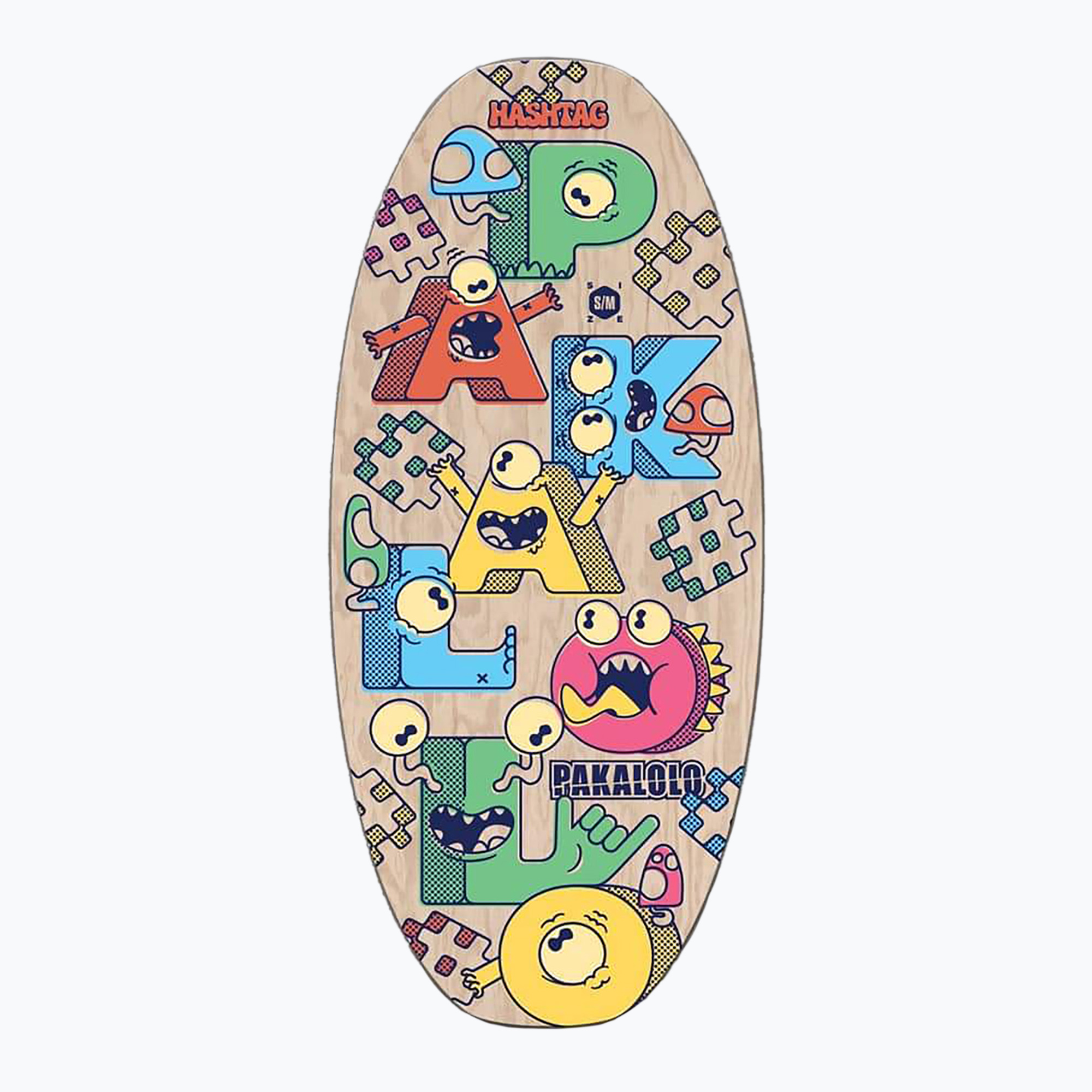 Skimboardová doska PAKALOLO Hashtag S/M Skimboard multicolor (Hashtag PK-32052)