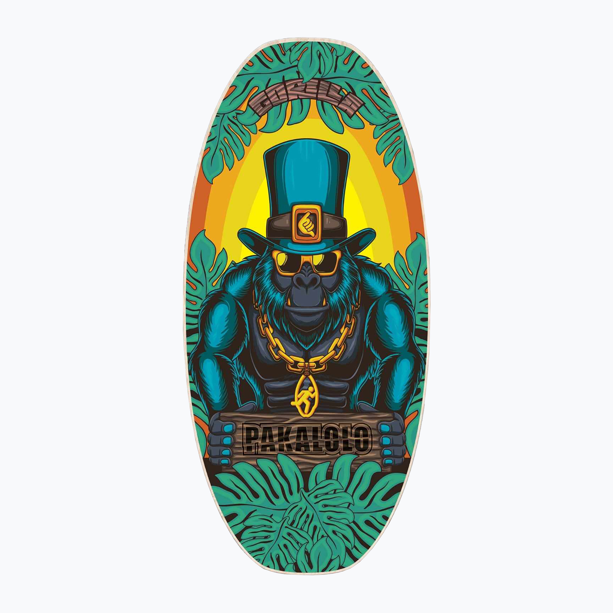 Skimboardová doska PAKALOLO Gorilla S/M Skimboard multicolor