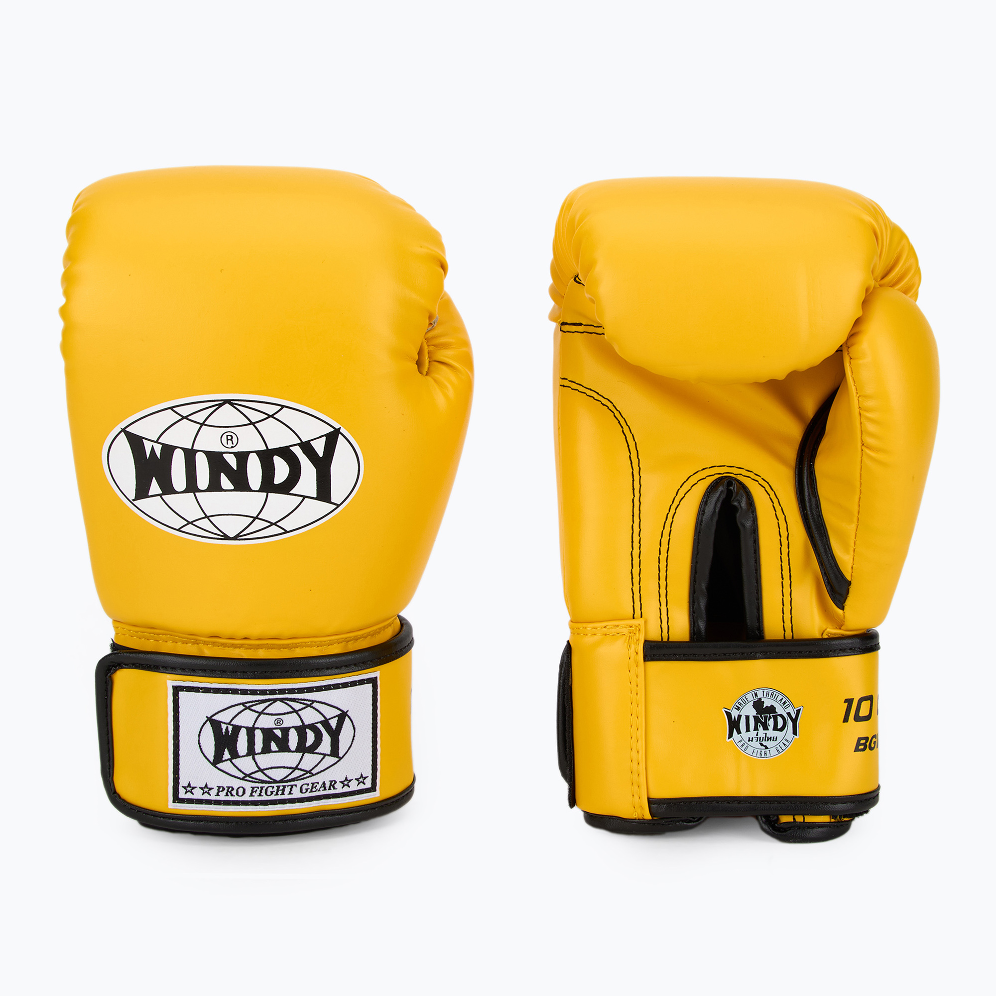 Boxerské rukavice WINDY Classic Synthetic Leather yellow (Classic Synthetic Leather BGVU-YW)