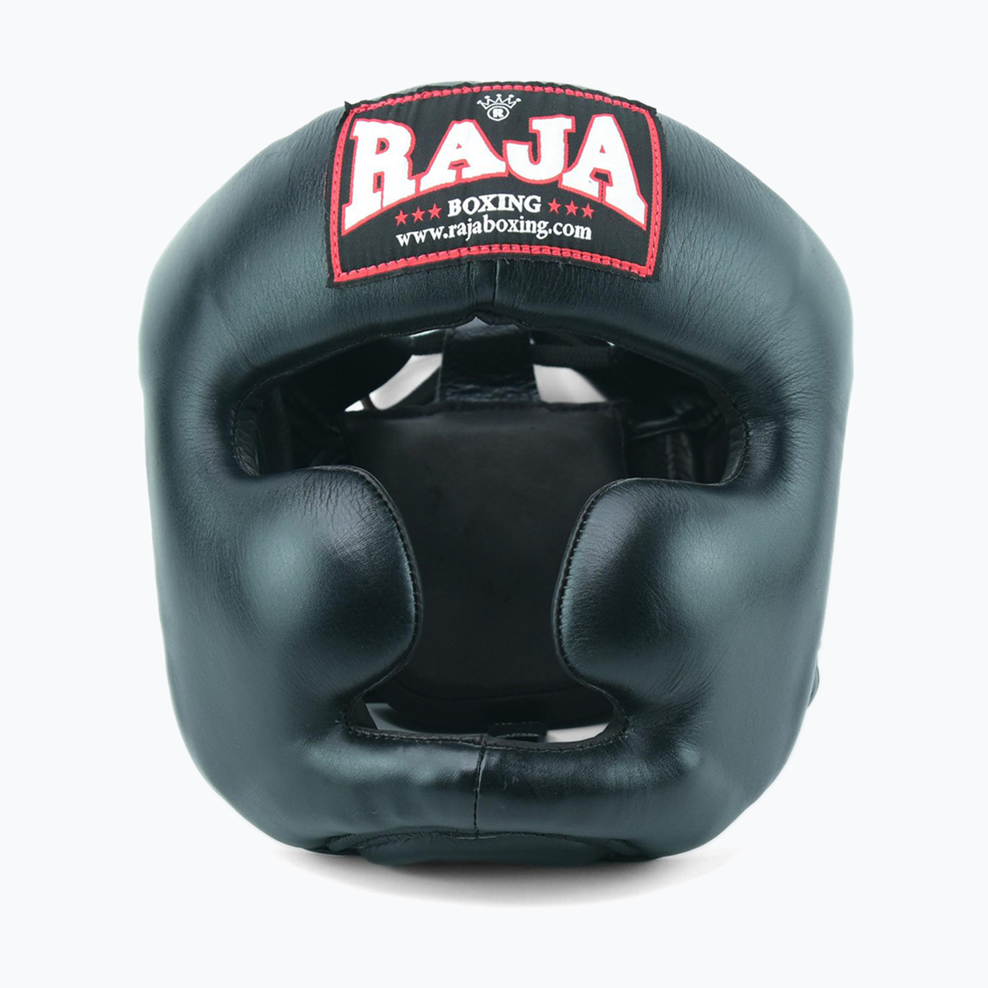 Boxerská prilba RAJA BOXING Genuine Leather black (Genuine Leather RHG-GL-1-BC)