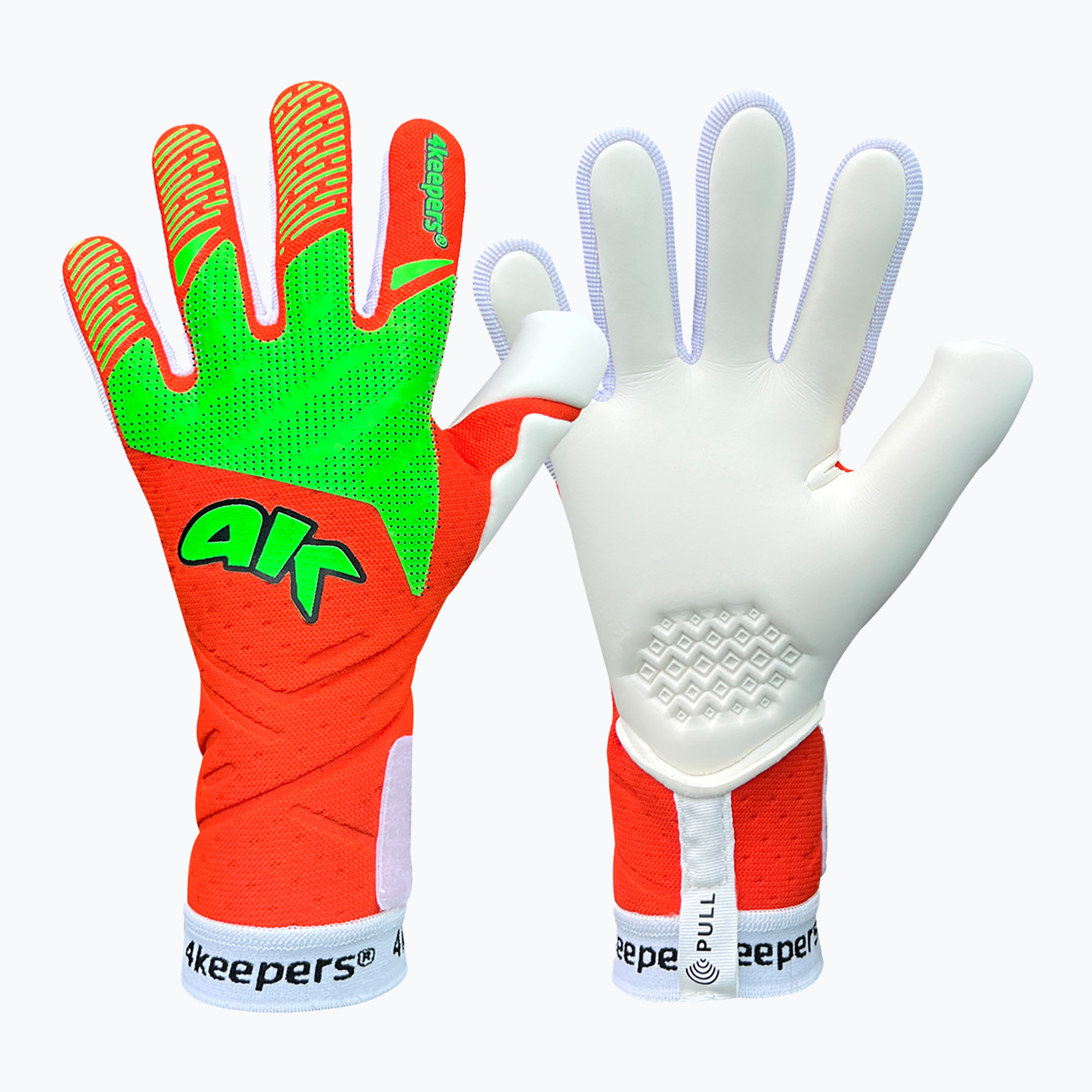 Detské brankárske rukavice 4keepers Elite Inferno NC Jr oranžové