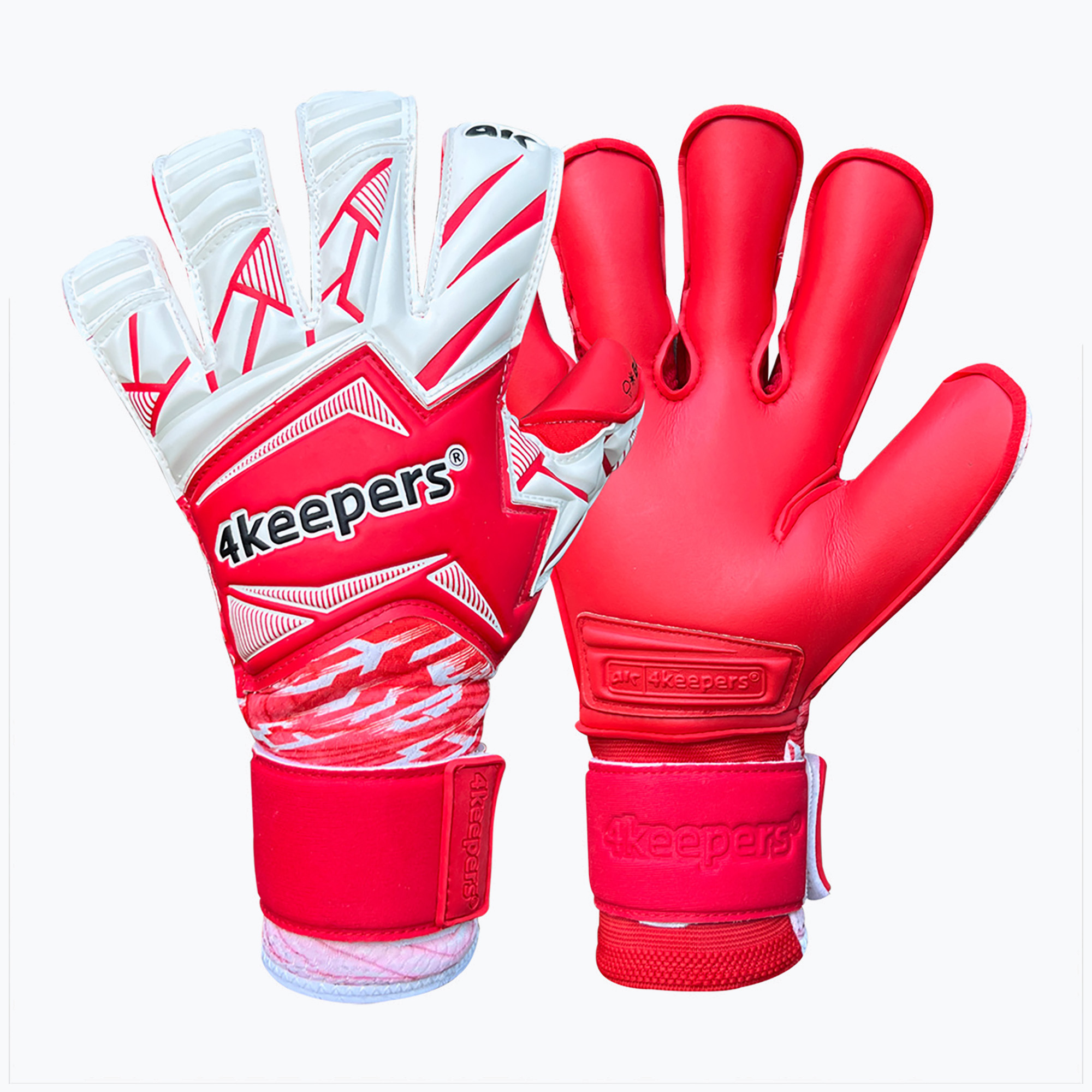 Brankárske rukavice 4keepers Force V4.25 RF2G červené (Force V4.25 RF2G FORCEV4.25RF2G)