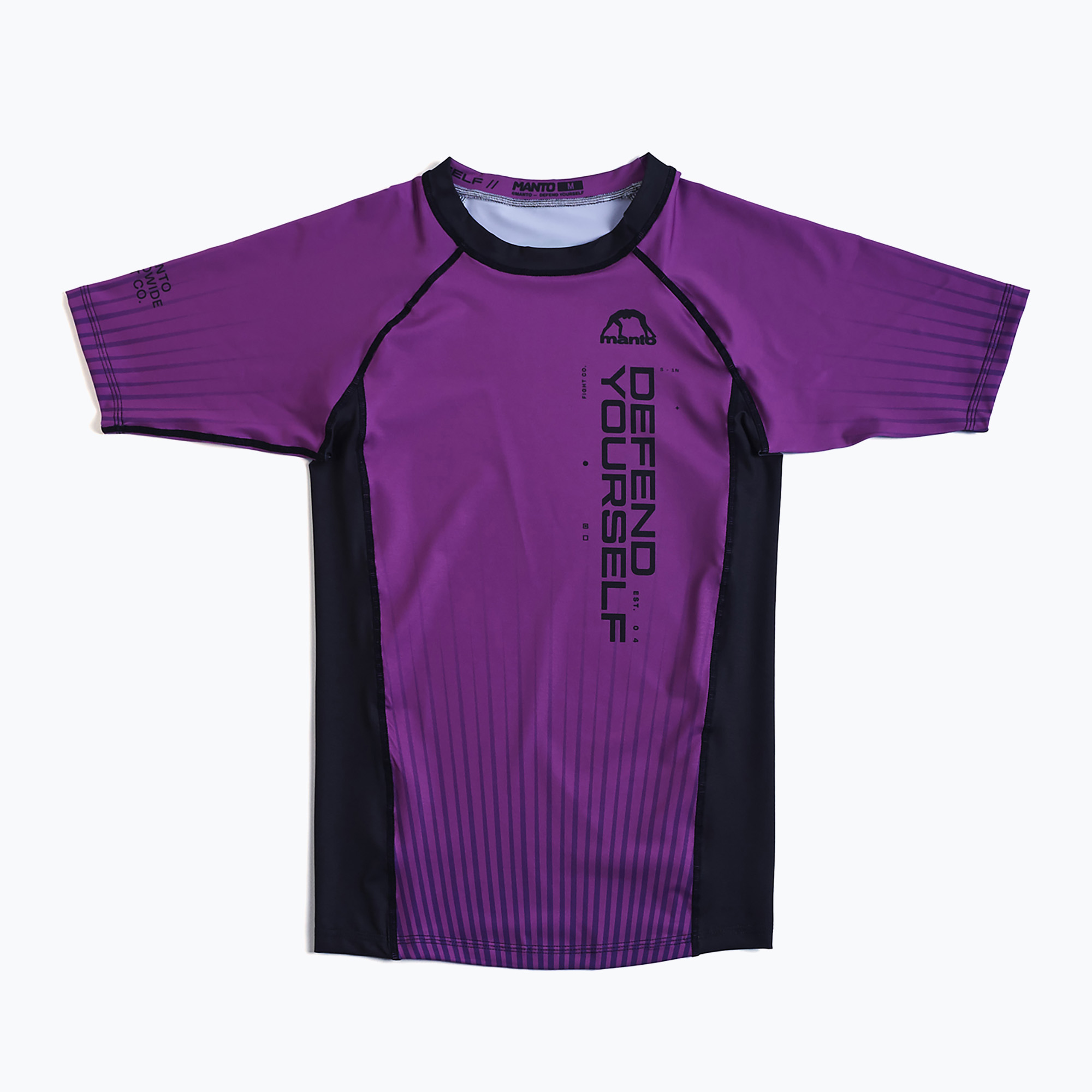 MANTO pánsky Rashguard Ranked purple (Ranked MNR886)