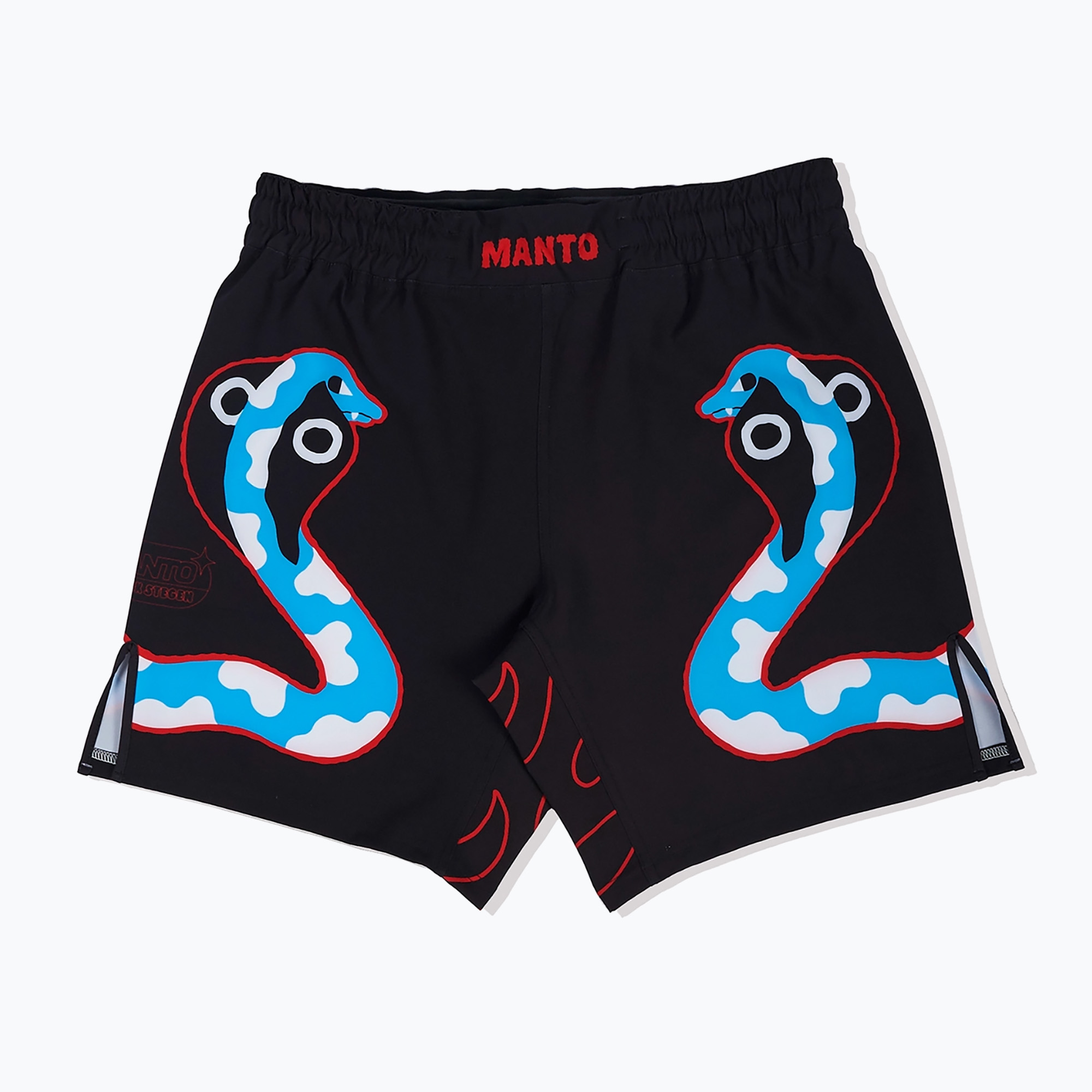 Pánske tréningové šortky MANTO Cobra multicolor (Cobra MNR922_BLK)