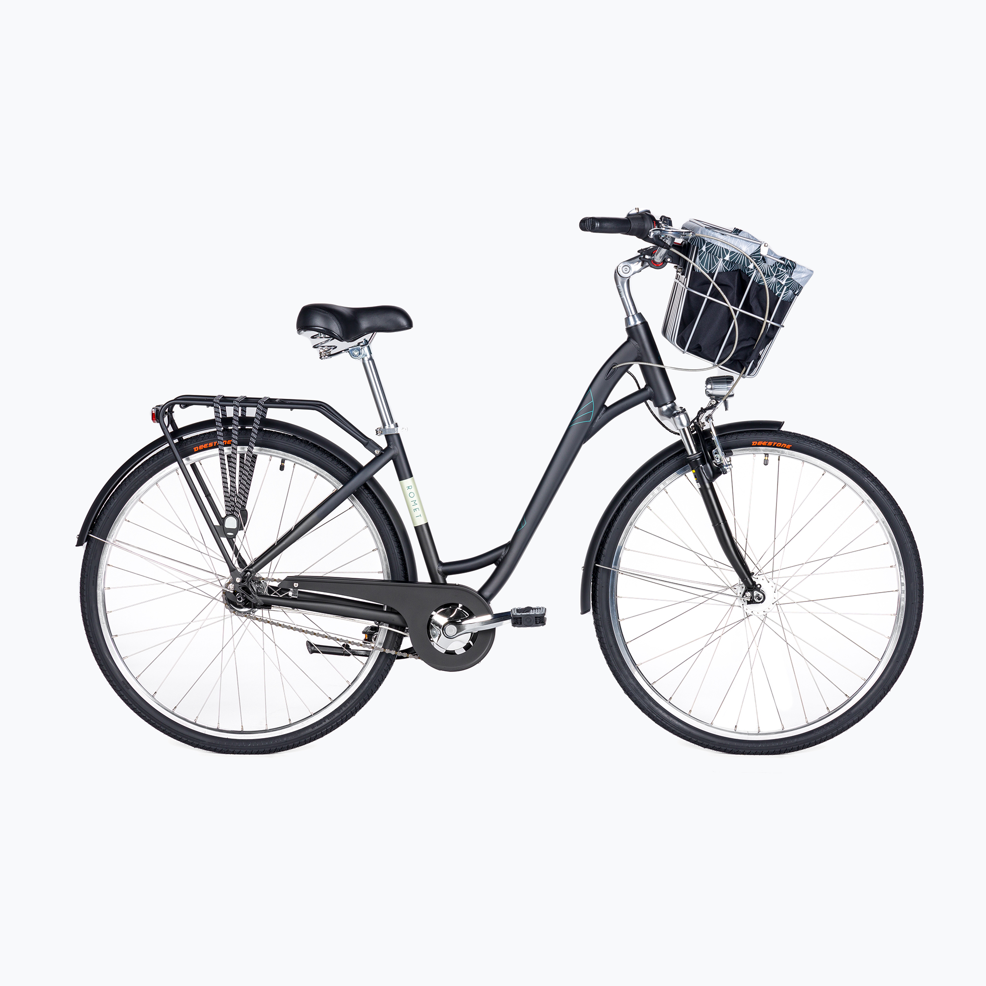 Dámske mestské bicykle Romet Art Deco Lux black 2228549 (Art Deco Lux 2228549)