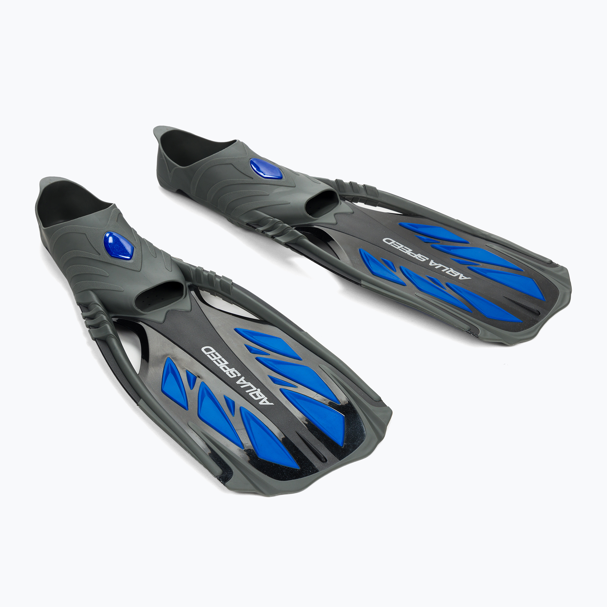 Šnorchlovacie plutvy AQUA-SPEED Inox čierno-modré 553 (Inox 553)