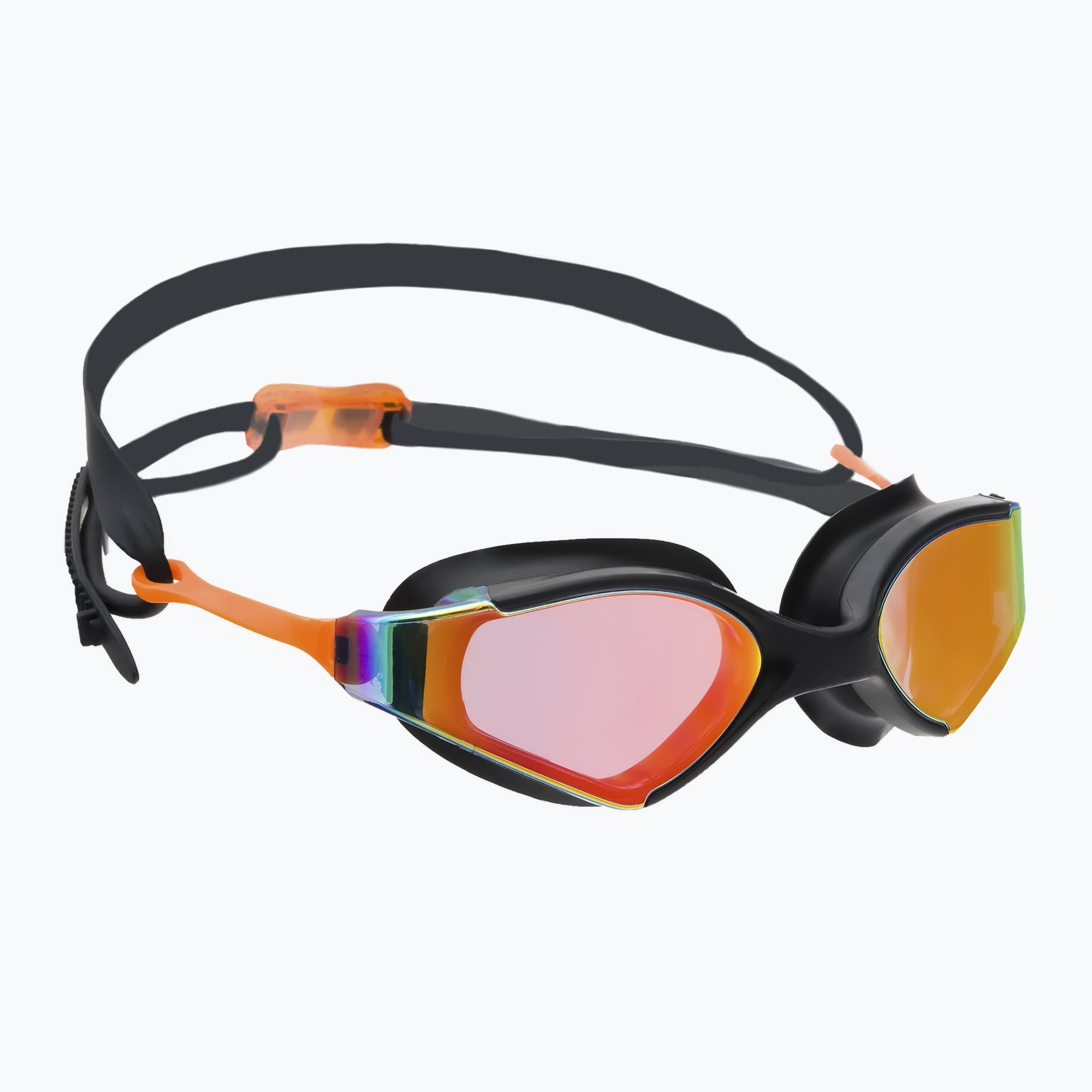 Plavecké okuliare AQUA-SPEED Blade Mirror čierno-oranžové 60