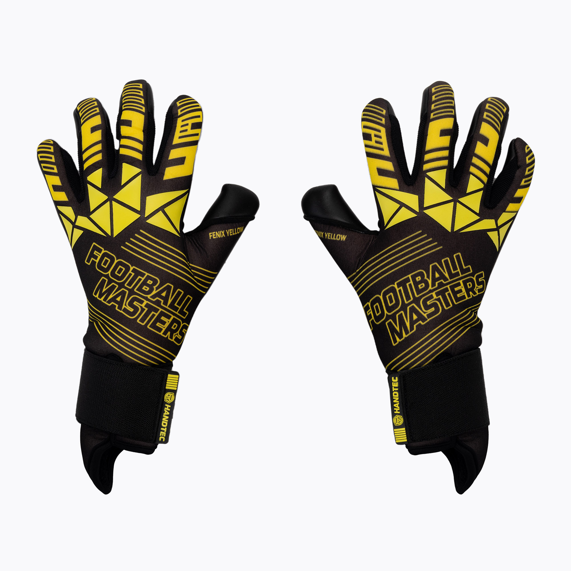 Football Masters Fenix žlté detské brankárske rukavice 1180-1