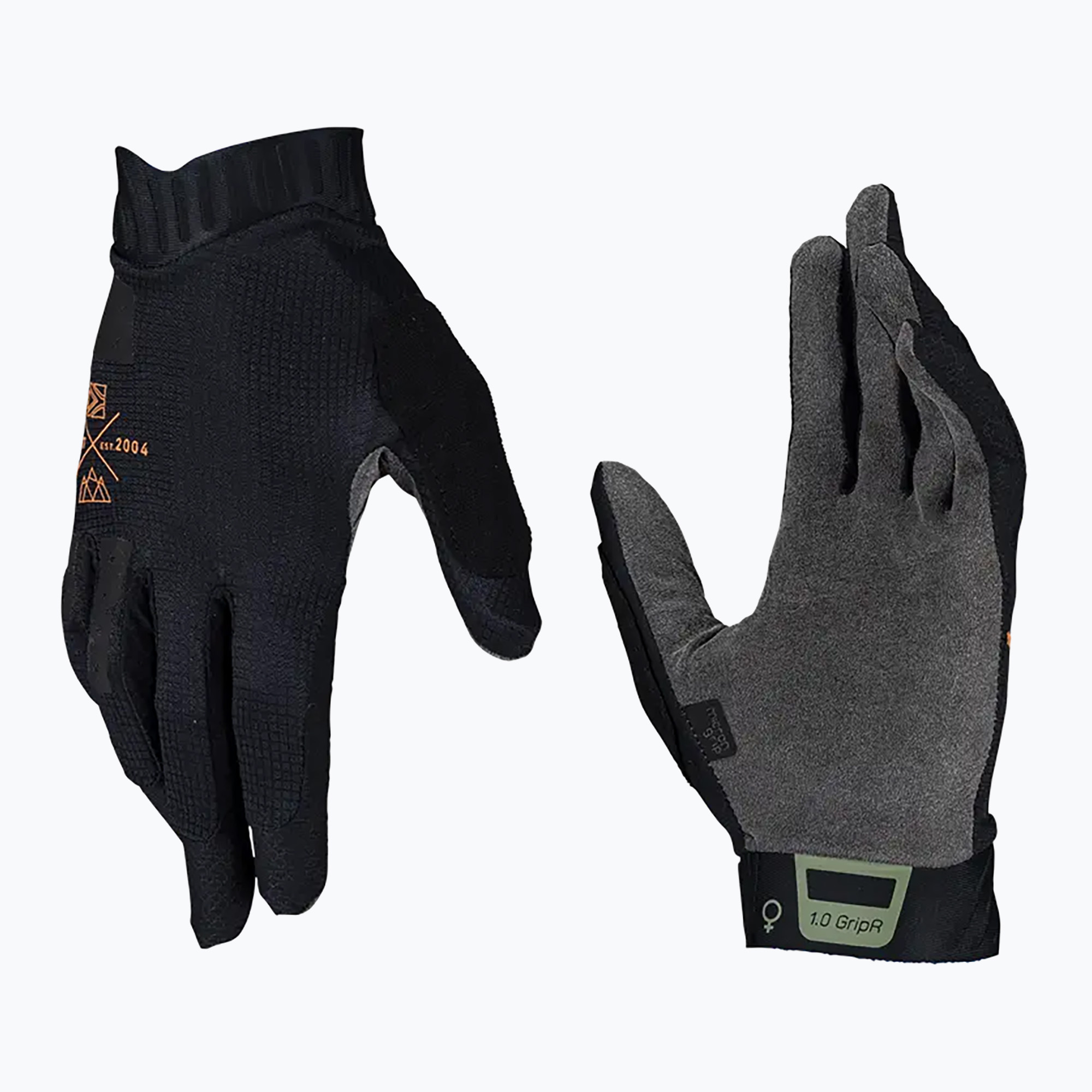 Dámske cyklistické rukavice Leatt MTB 1.0 GripR stealth (MTB 1.0 GripR W 6024150483)