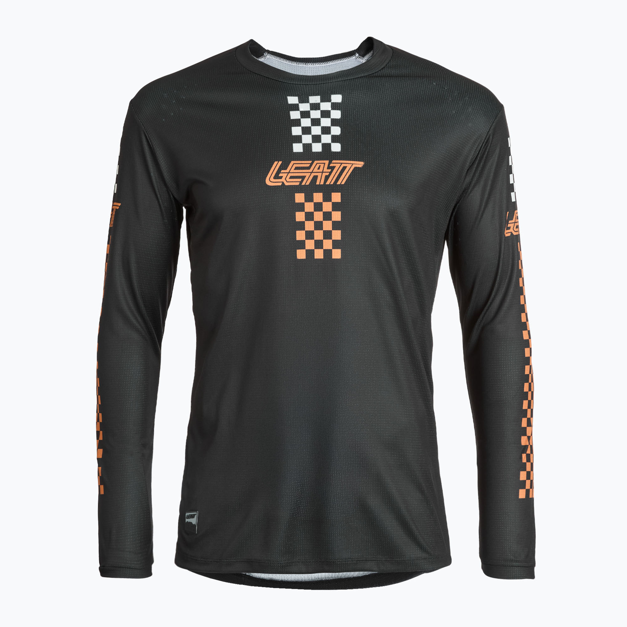 Pánske cyklistické tričko Leatt MTB Enduro 4.0 s dlhým rukávom čierne