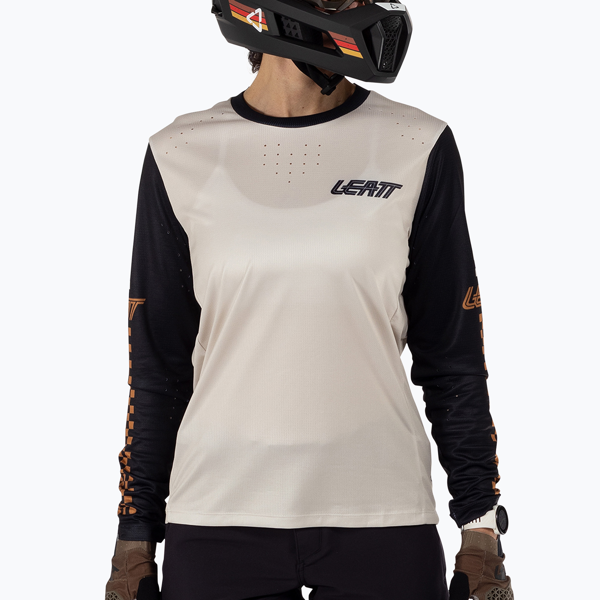 Dámske cyklistické tričko Leatt MTB Enduro 4.0 W cream (MTB Enduro 4.0 W 5025107702)