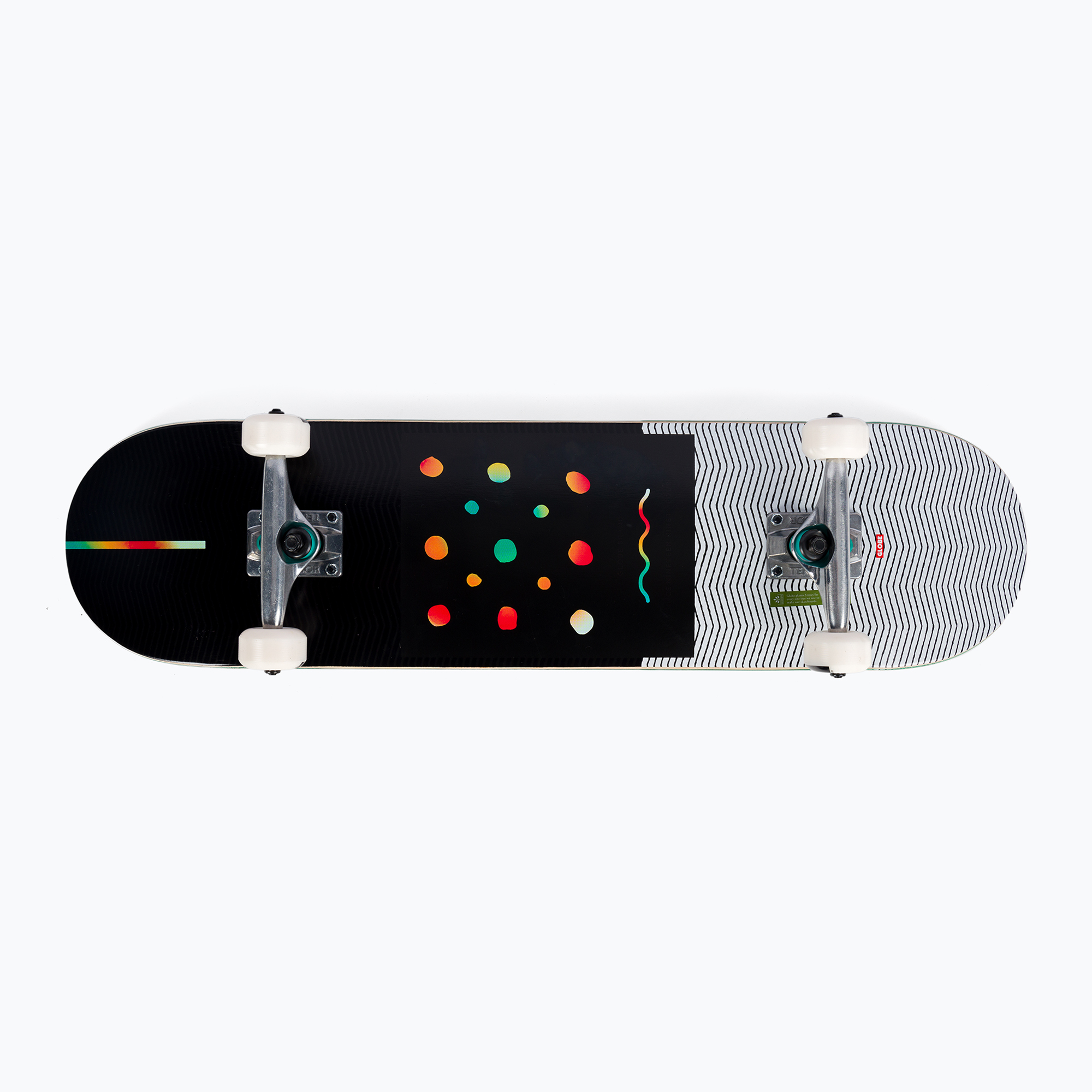 Globe G1 Nine Dot Four classic skateboard čierno-biely 10525375
