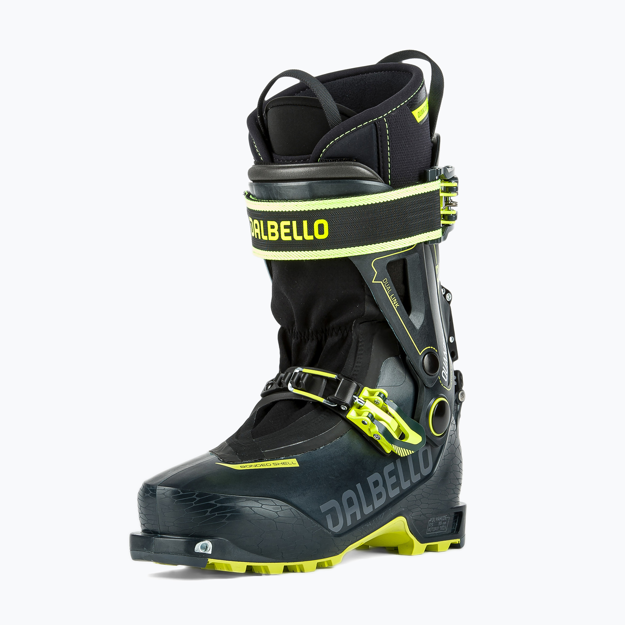 Pánske lyžiarske topánky Dalbello Quantum Evo dark blue/fluo yellow (Quantum Evo D2308004.00)