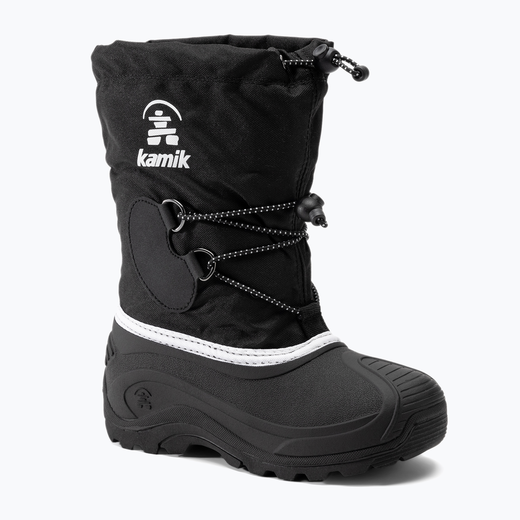 Chlapčenské trekové topánky Kamik Southpole4 black/white (Southpole4 NK4727)