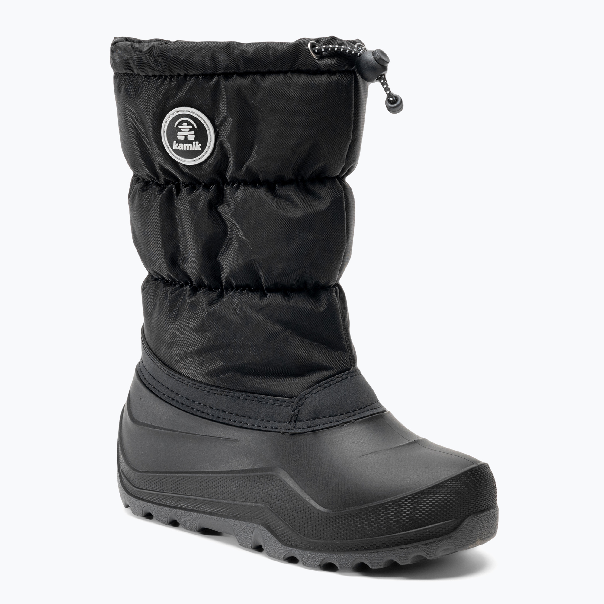 Chlapčenské trekové topánky Kamik Snowcozy black (Snowcozy NF4996)