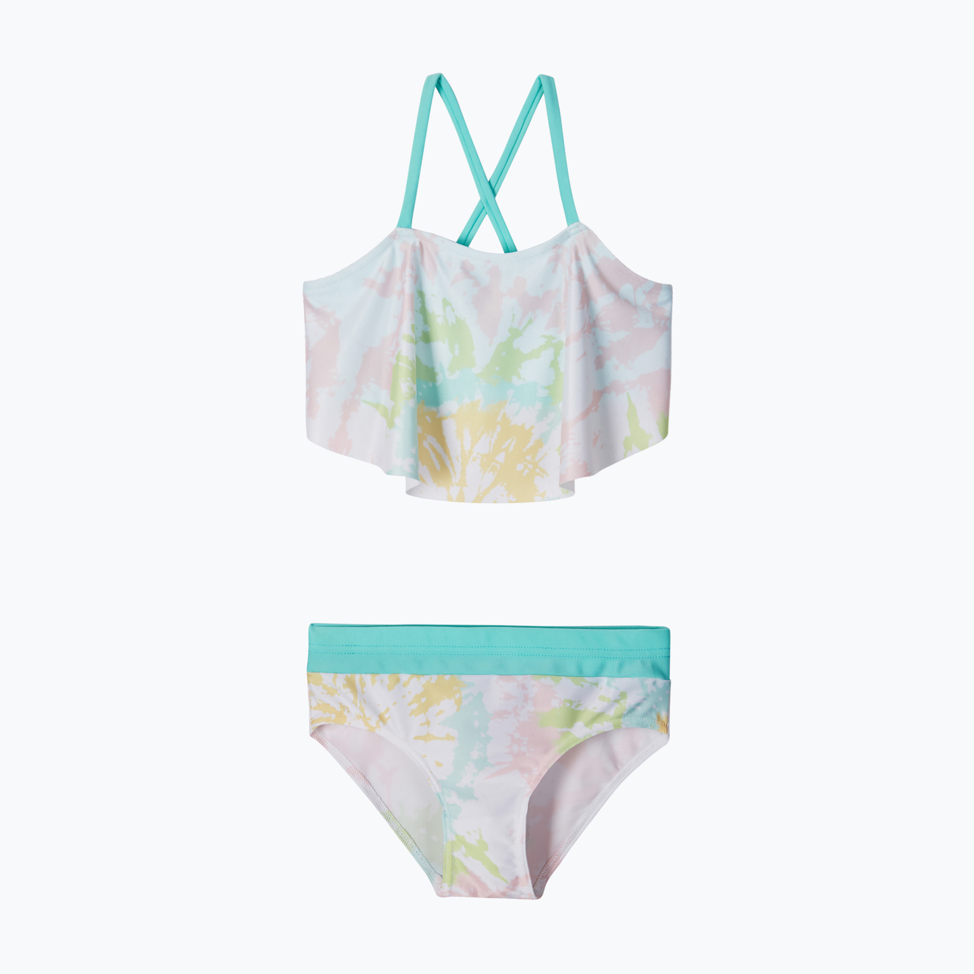 Detské dvojdielne plavky Reima Aallokko off white (Aallokko 526418-0111)