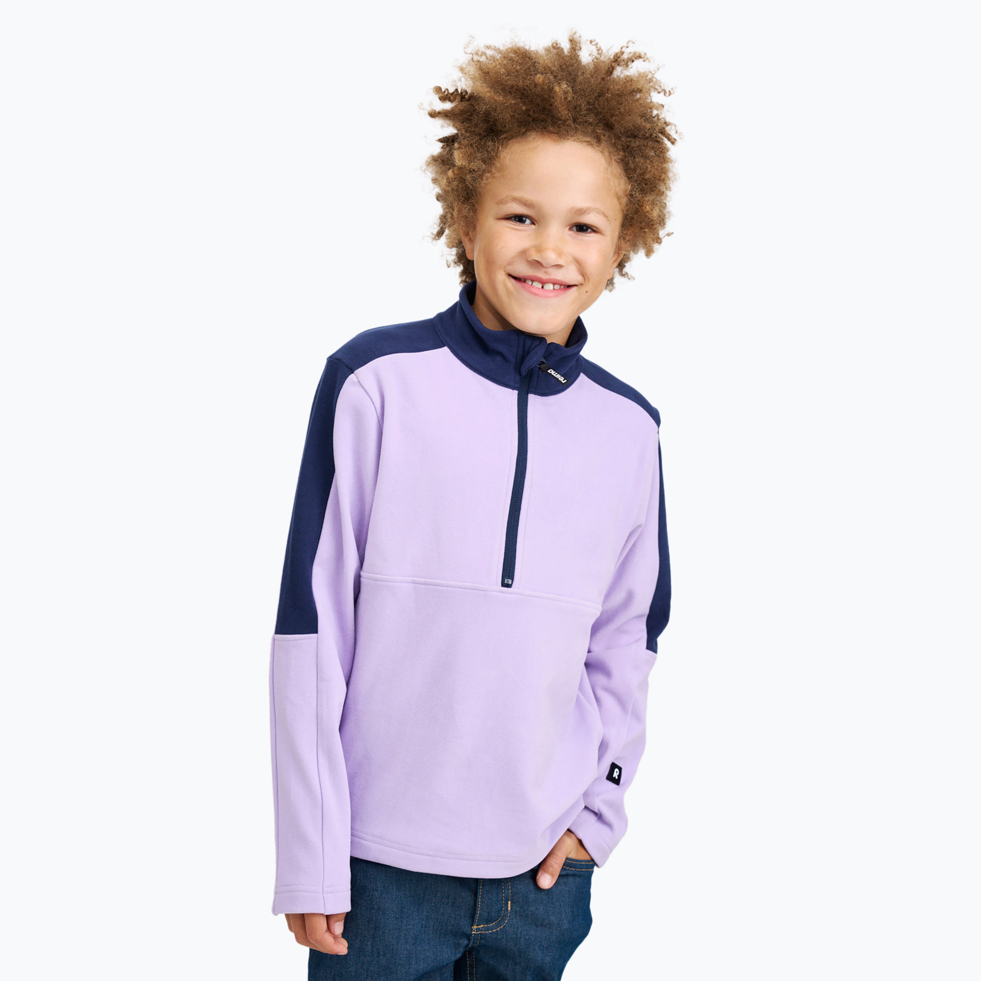 Detská mikina Reima Laduille lila amethyst (Laduille 5200393A-5450)