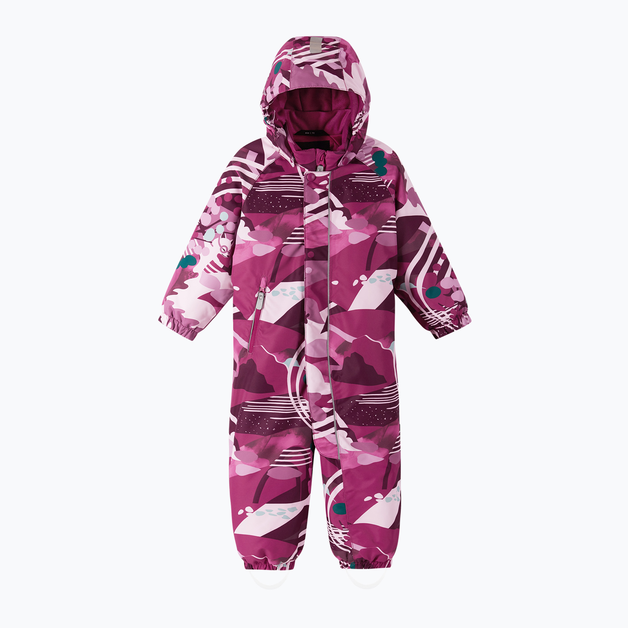 Detská kombinéza Reima Puhuri cool burgundy (Puhuri 5100116B-39A3)