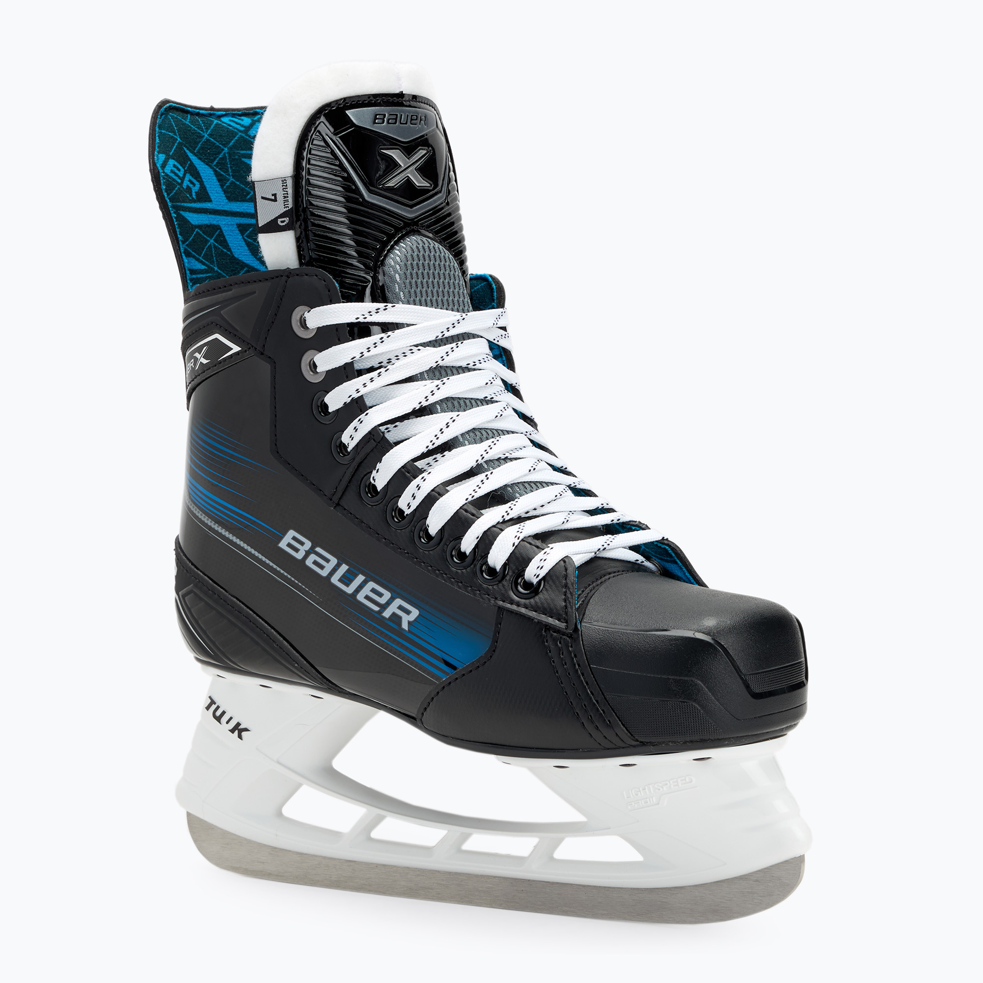 Pánske hokejové korčule Bauer X Sr black (X Sr 1061736-070D)
