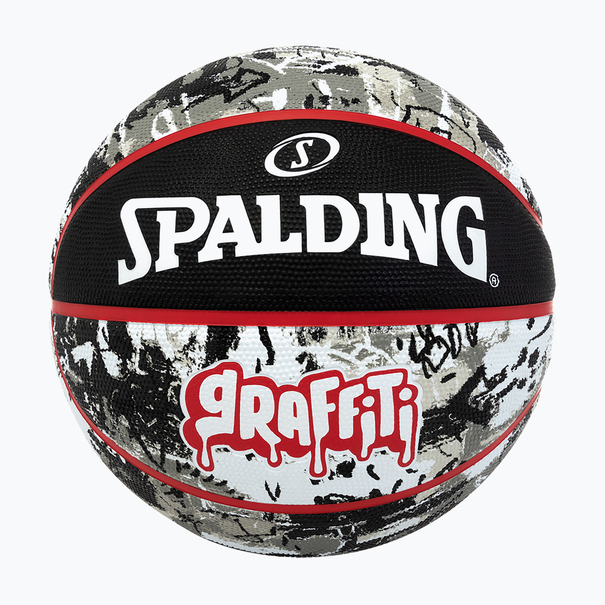 Basketbalová lopta Spalding Graffiti black/red veľkosť 7