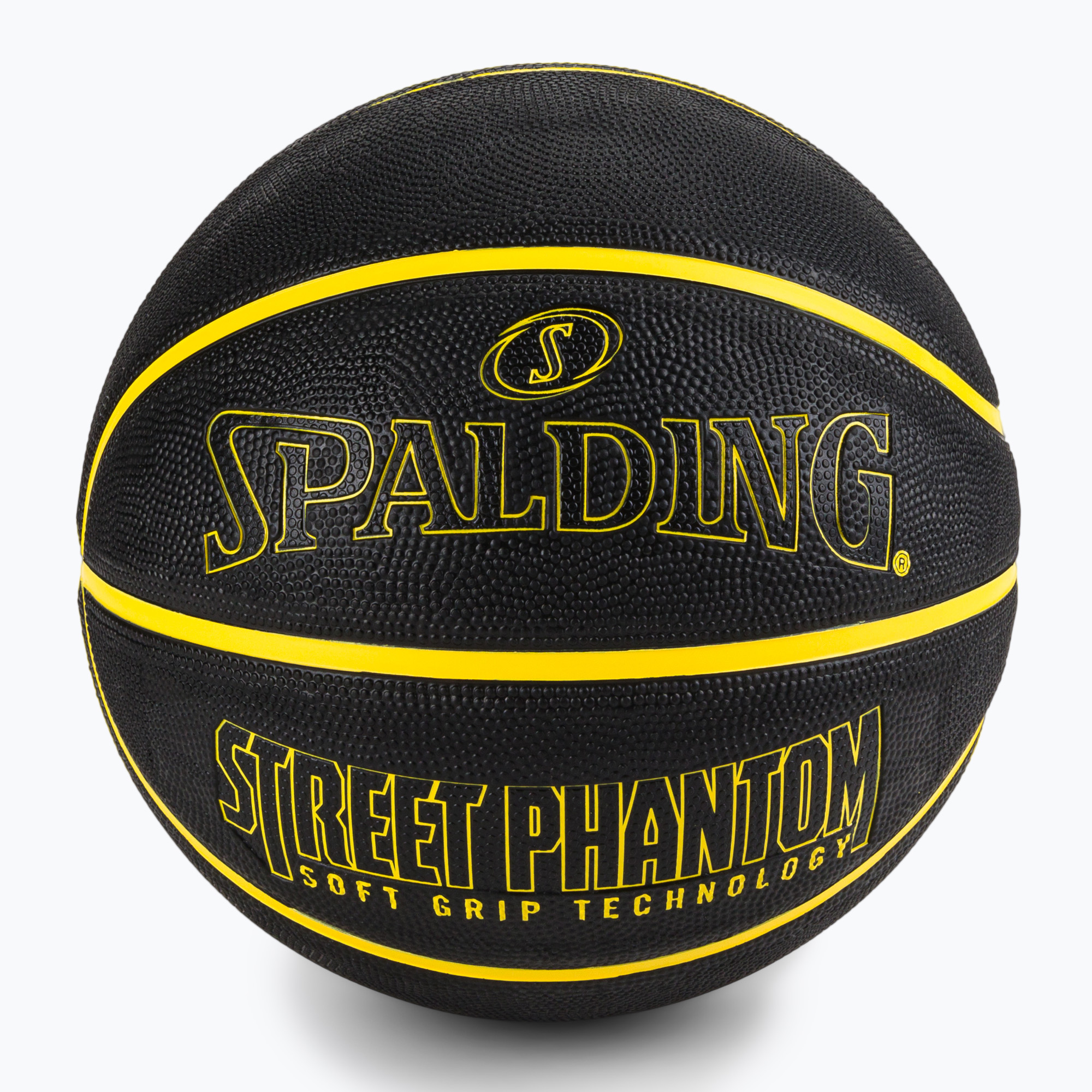Splading Phantom basketball black and yellow 84386Z veľkosť 7 (Phantom 84386Z)