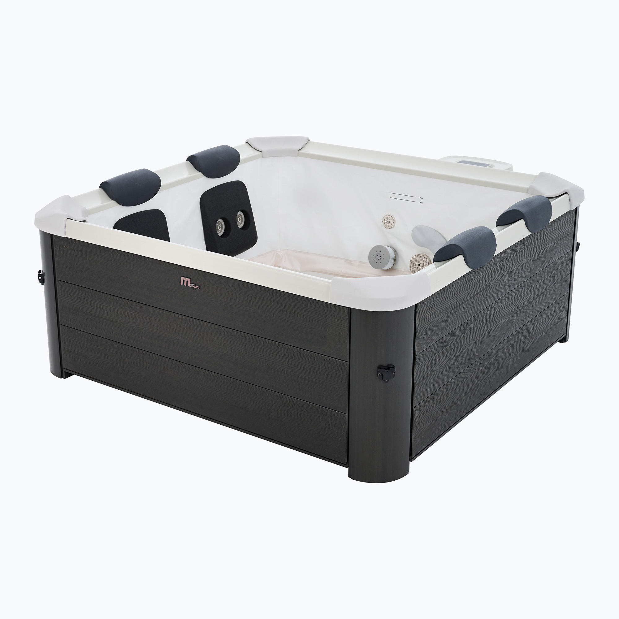 Vírivka Jacuzzi pre 6 osôb MSpa Frame Oslo chłodny szary