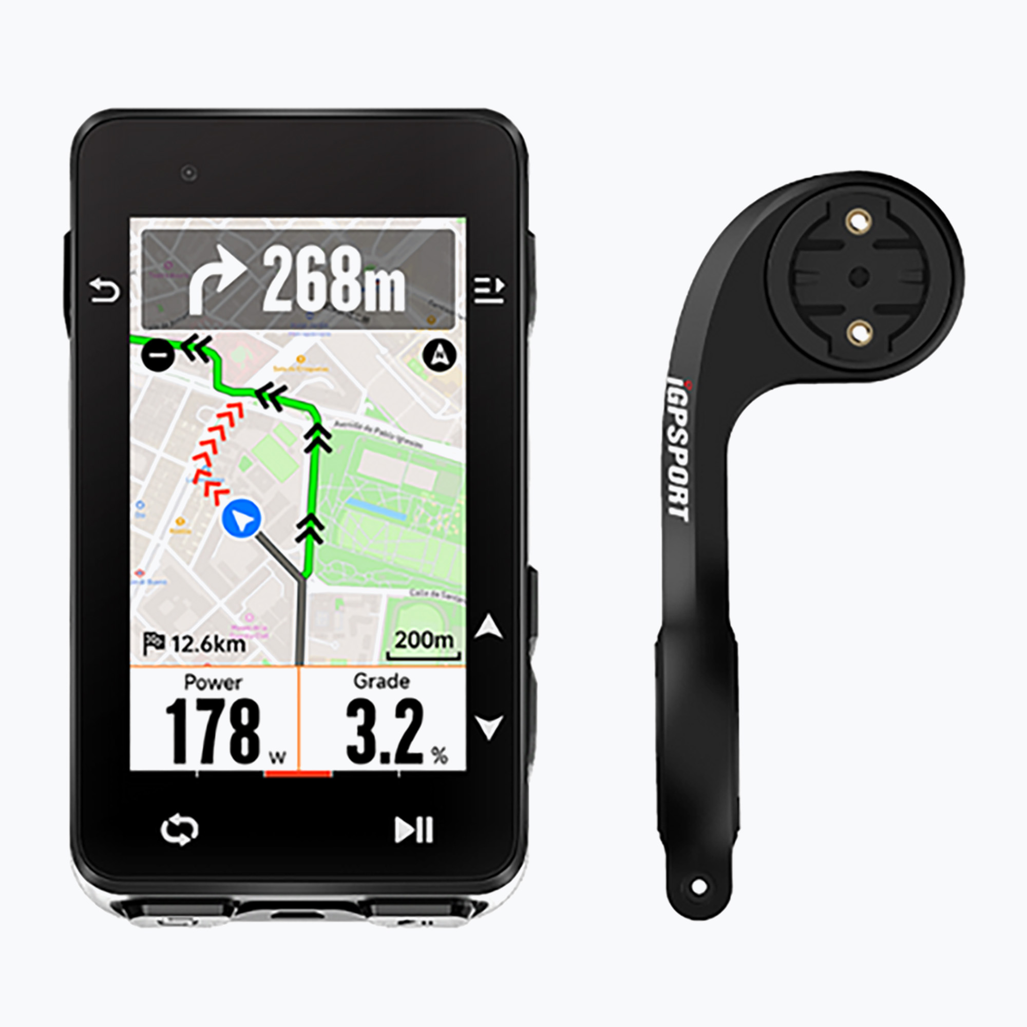 Navigácia na bicykel IGPSport IGS630S čierna (IGS630S 18094)