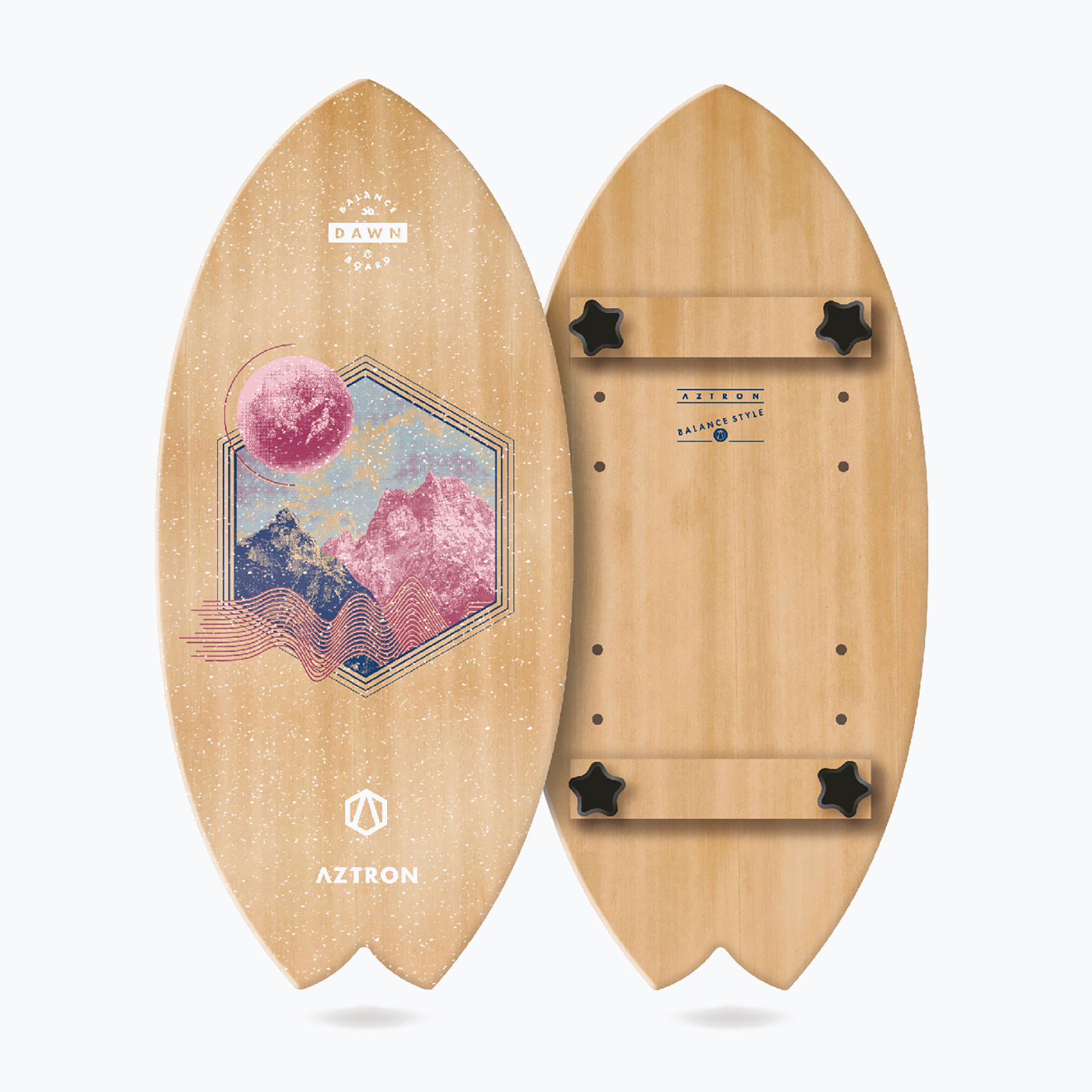 Aztron Dawn 30 Balance Board Short + valček (Dawn 30 Balance Board Short AH-080B)