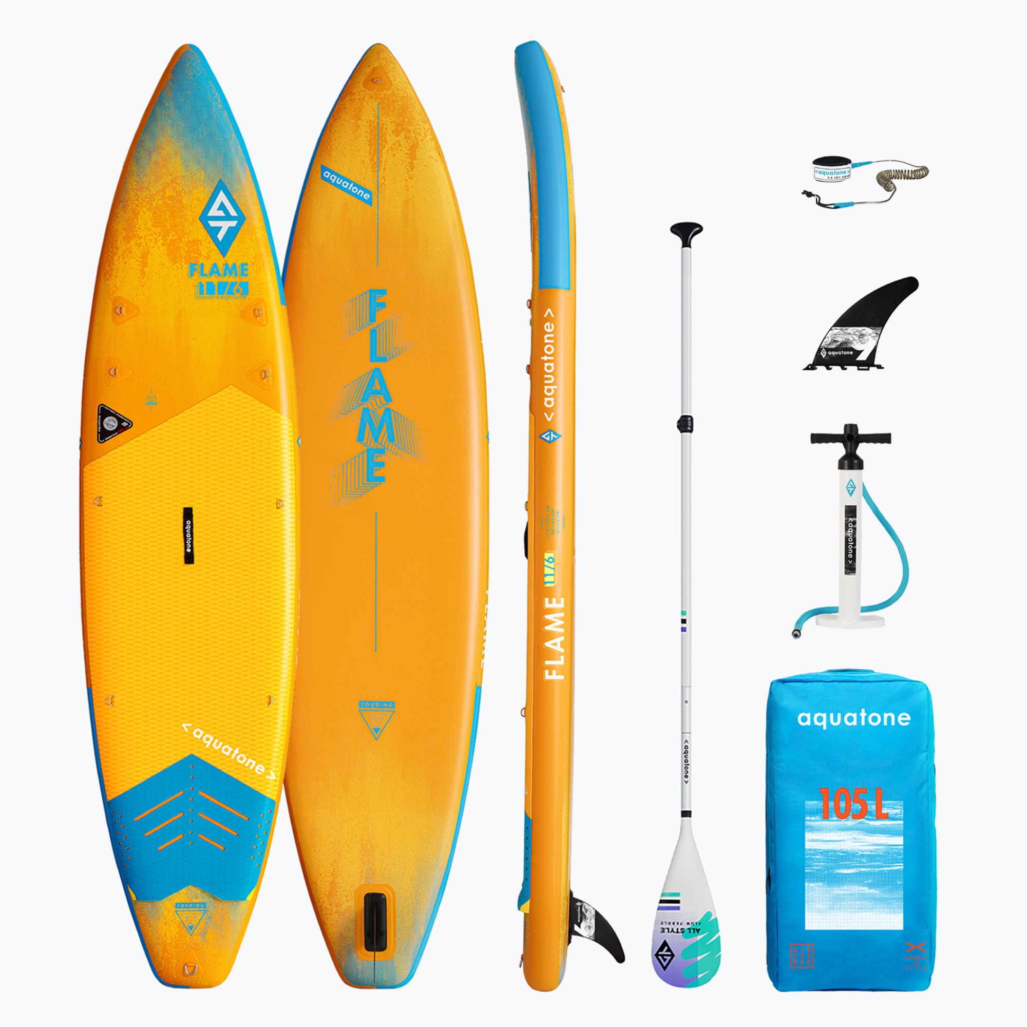 Doska SUP paddleboard Aquatone Flame 11'6" (Flame 11'6" TS-322D)