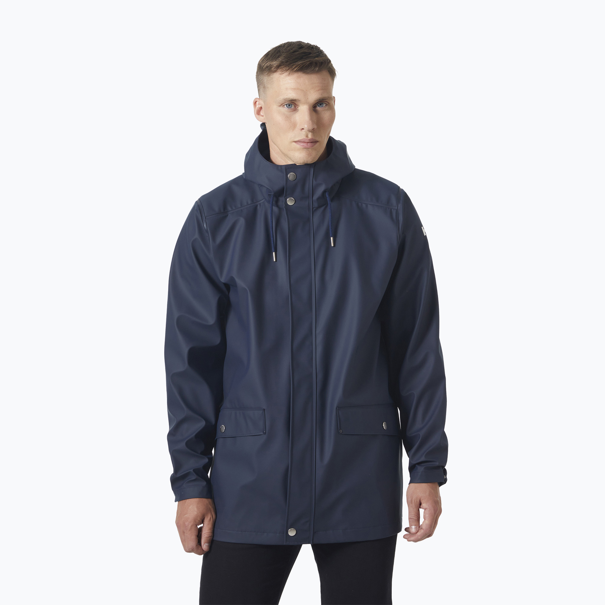 Pánsky kabát Helly Hansen Moss Rain Coat navy