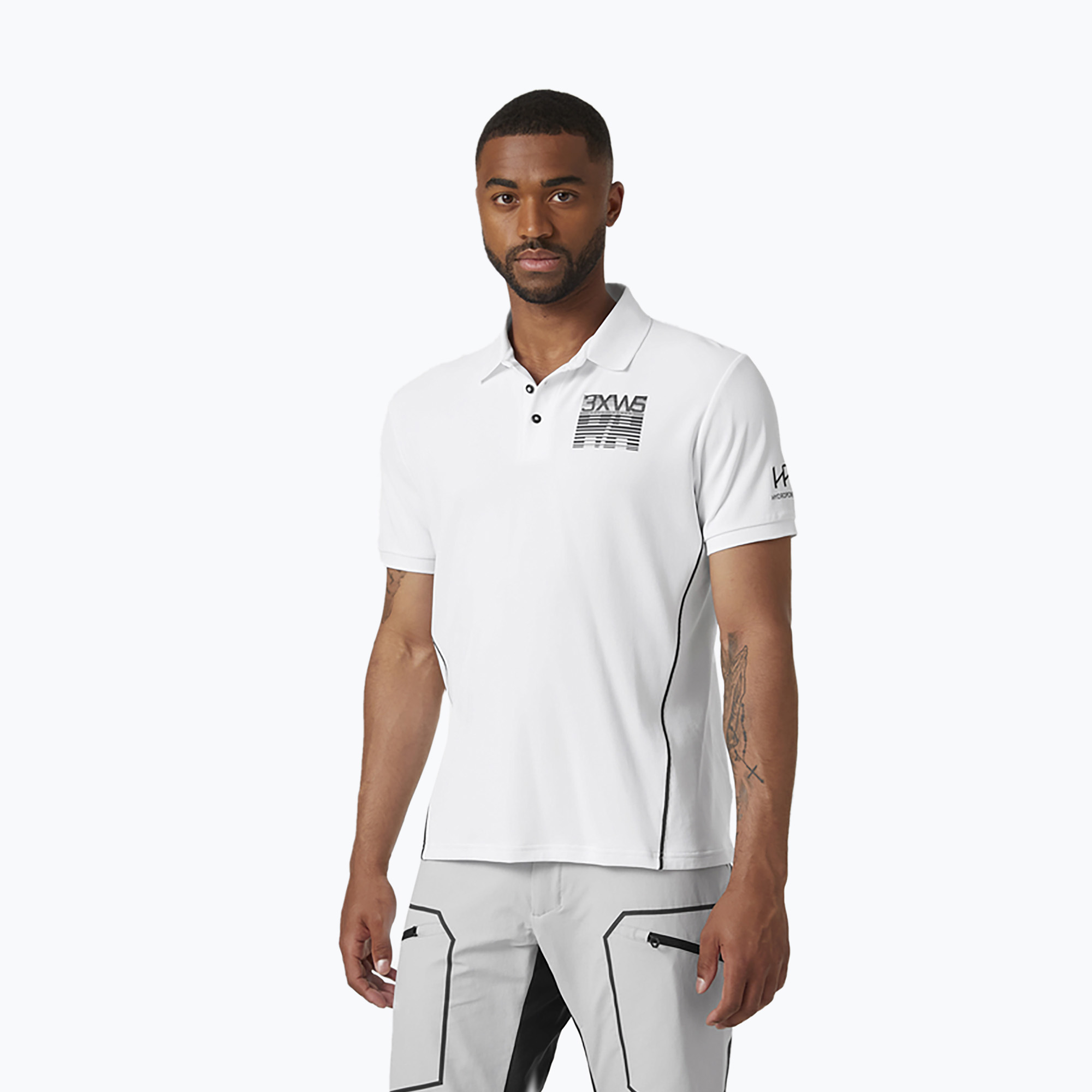 Helly Hansen HP Racing pánske trekingové tričko biele 34172_002
