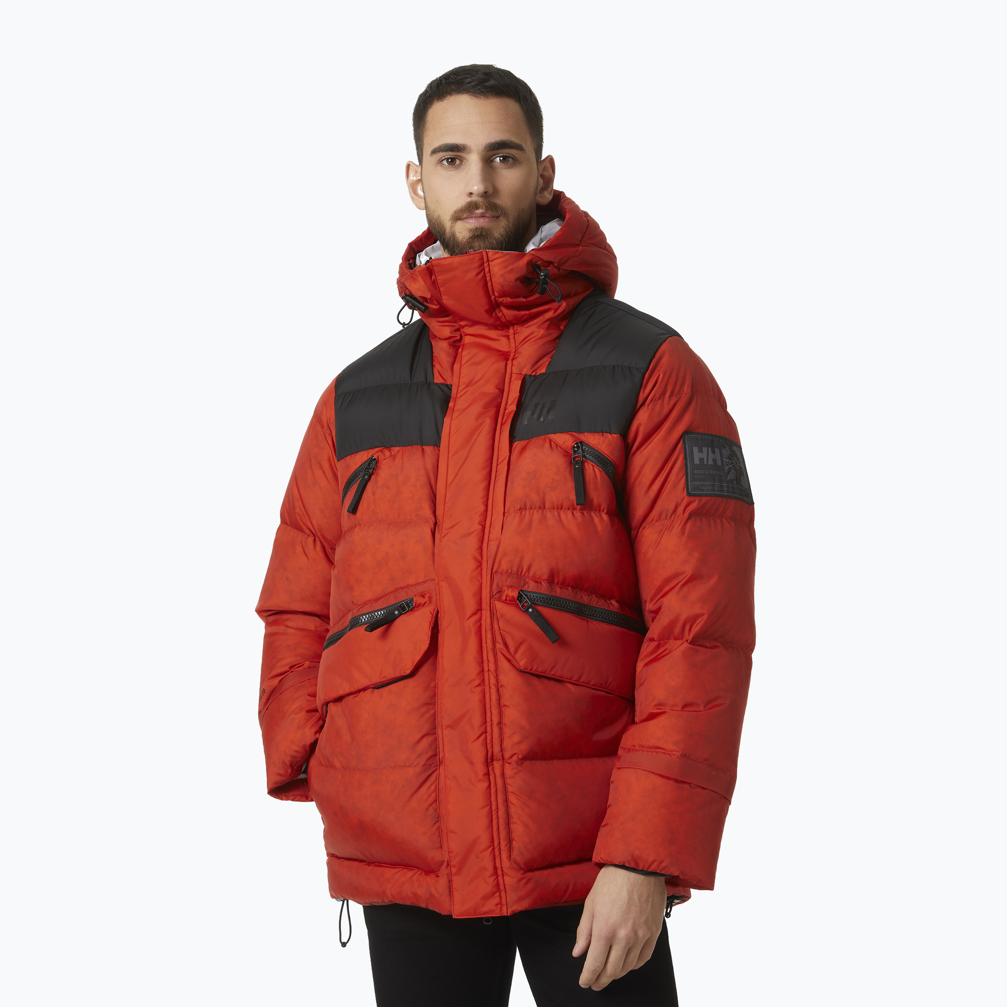 Helly Hansen pánska páperová bunda Arctic Patrol H2 Flow oranžová 53797_300