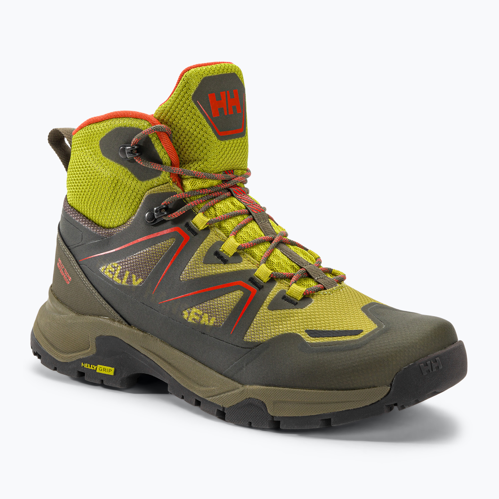 Helly Hansen Cascade Mid HT pánske trekové topánky neon moss/utility green (Cascade Mid HellyTech 11751_452)
