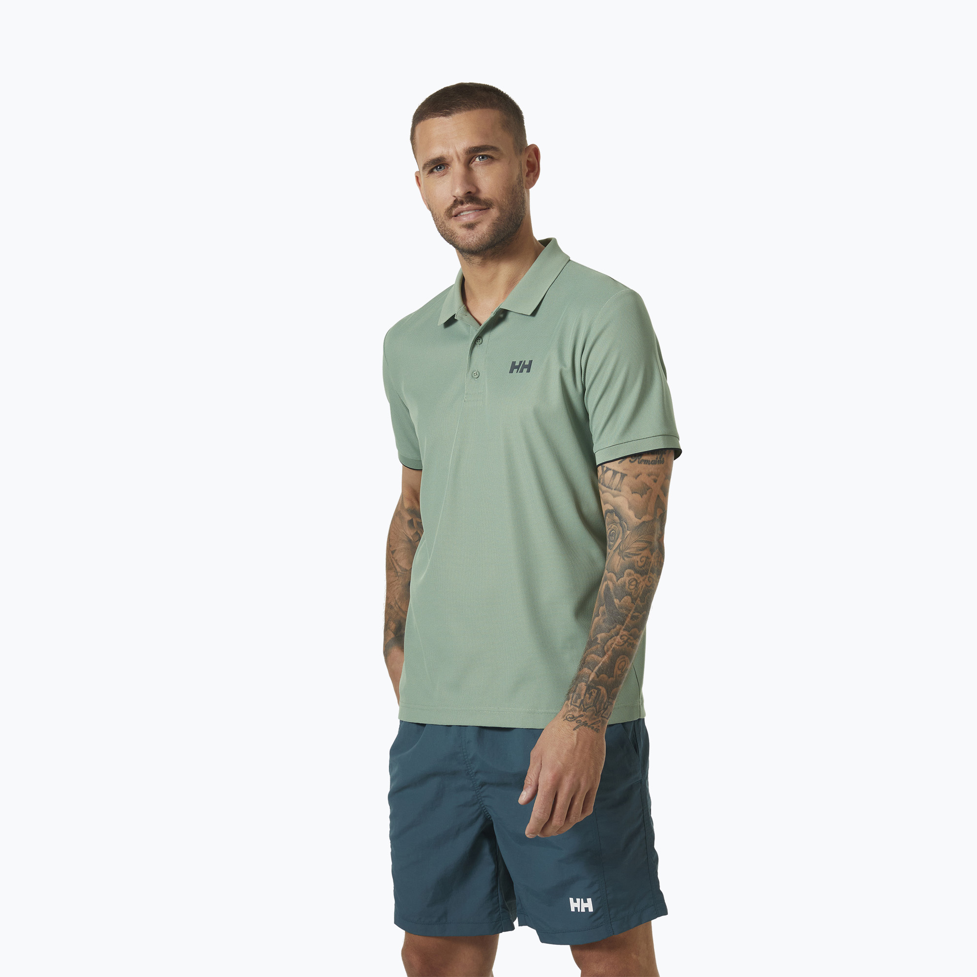 Pánske tričko Helly Hansen Ocean Polo cactus (Ocean Polo 34207_489)
