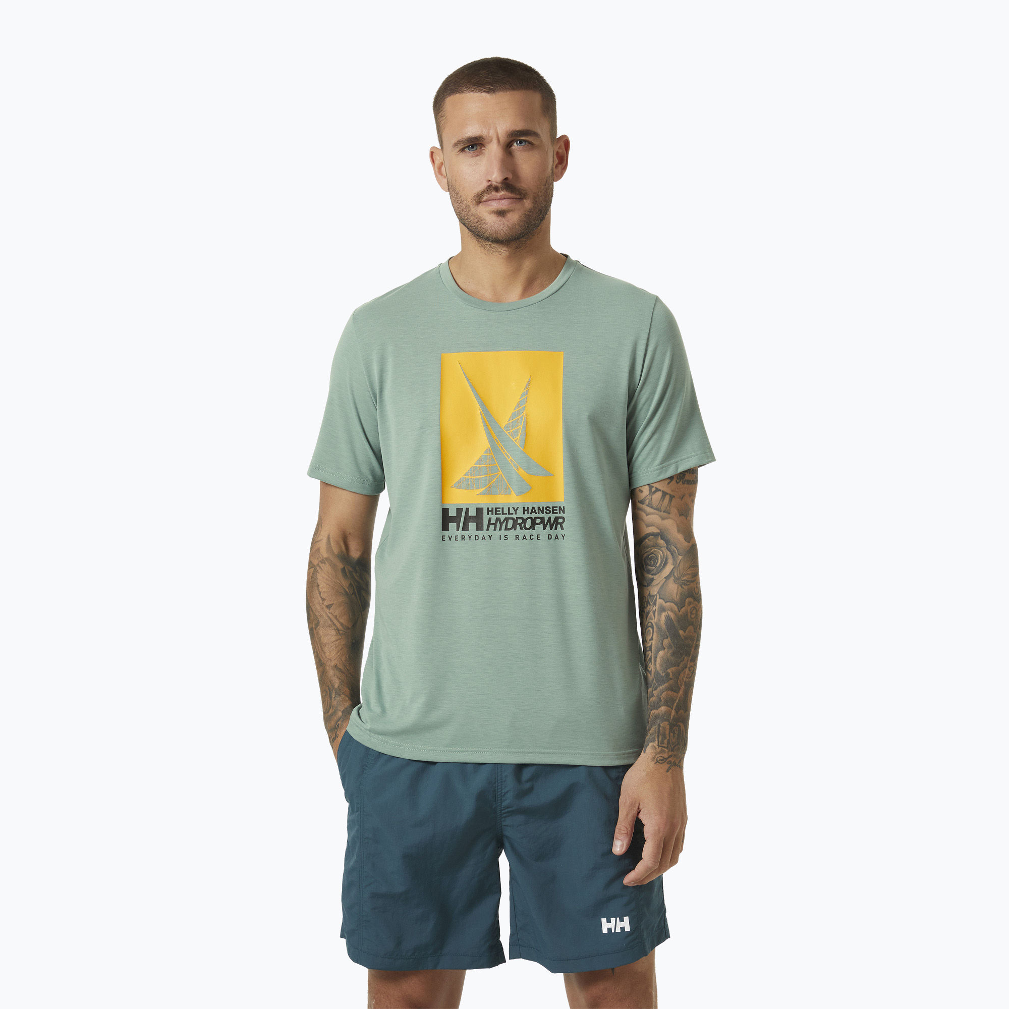 Helly Hansen HP Race Graphic cactus pánske tričko (HP Race Graphic 34419)