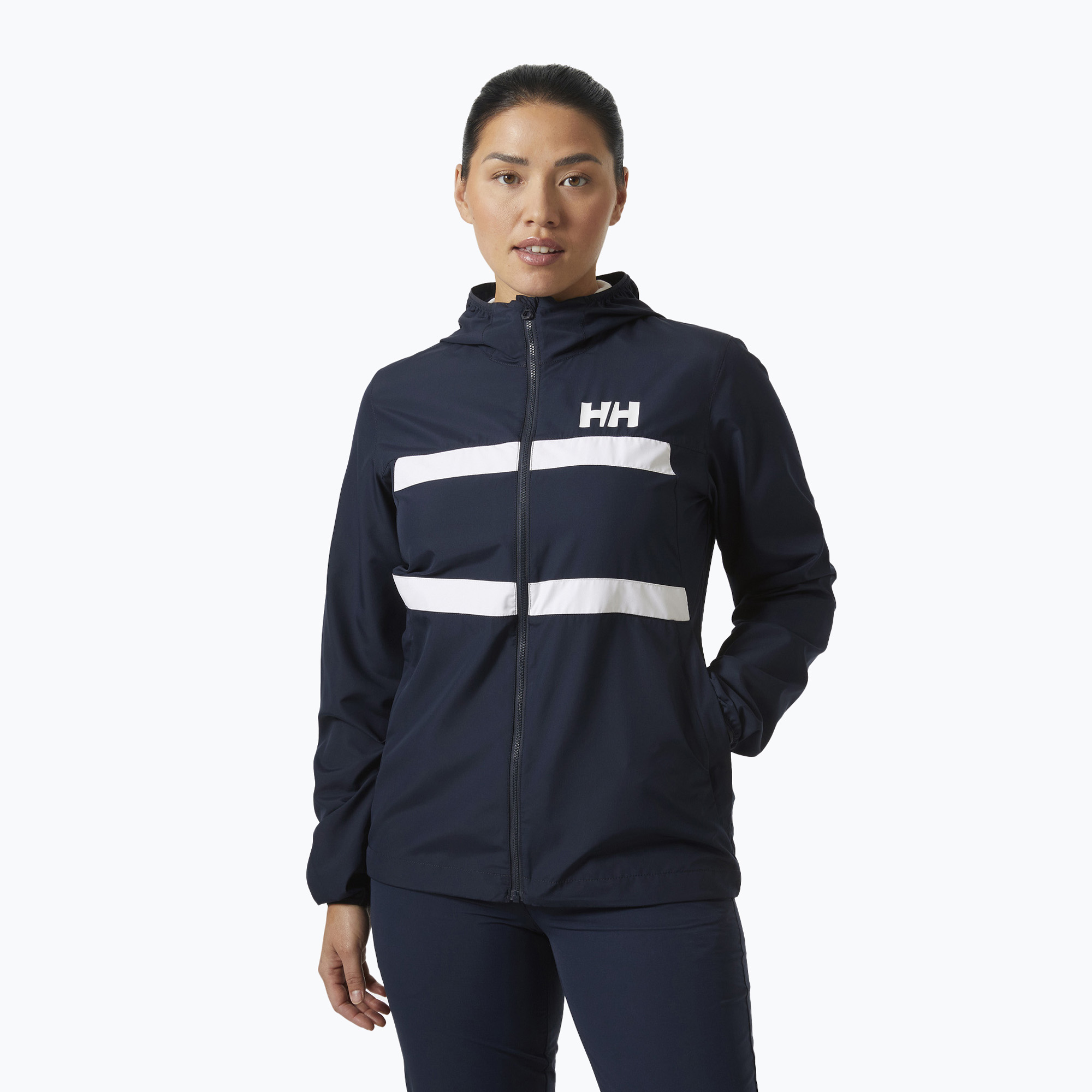 Dámska bunda Helly Hansen Salt Stripe Windbreaker navy (Salt Stripe Windbreaker 34455)