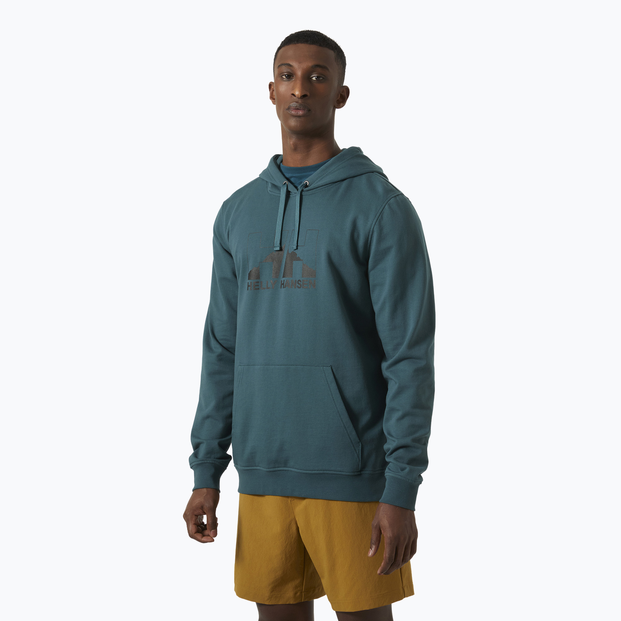 Pánska mikina Helly Hansen Nord Graphic Pull Over Hoodie dark creek (Nord Graphic Pull Over Hoodie 62975_453)