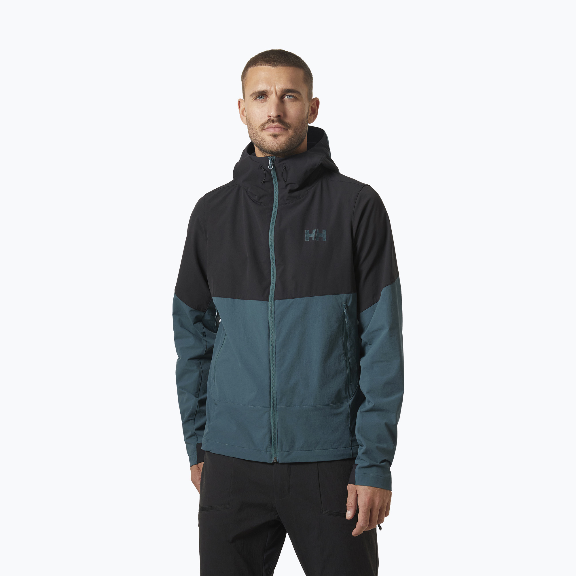 Pánska softshellová bunda Helly Hansen Blaze Dark Creek (Blaze Softshell Hood 63286_453)