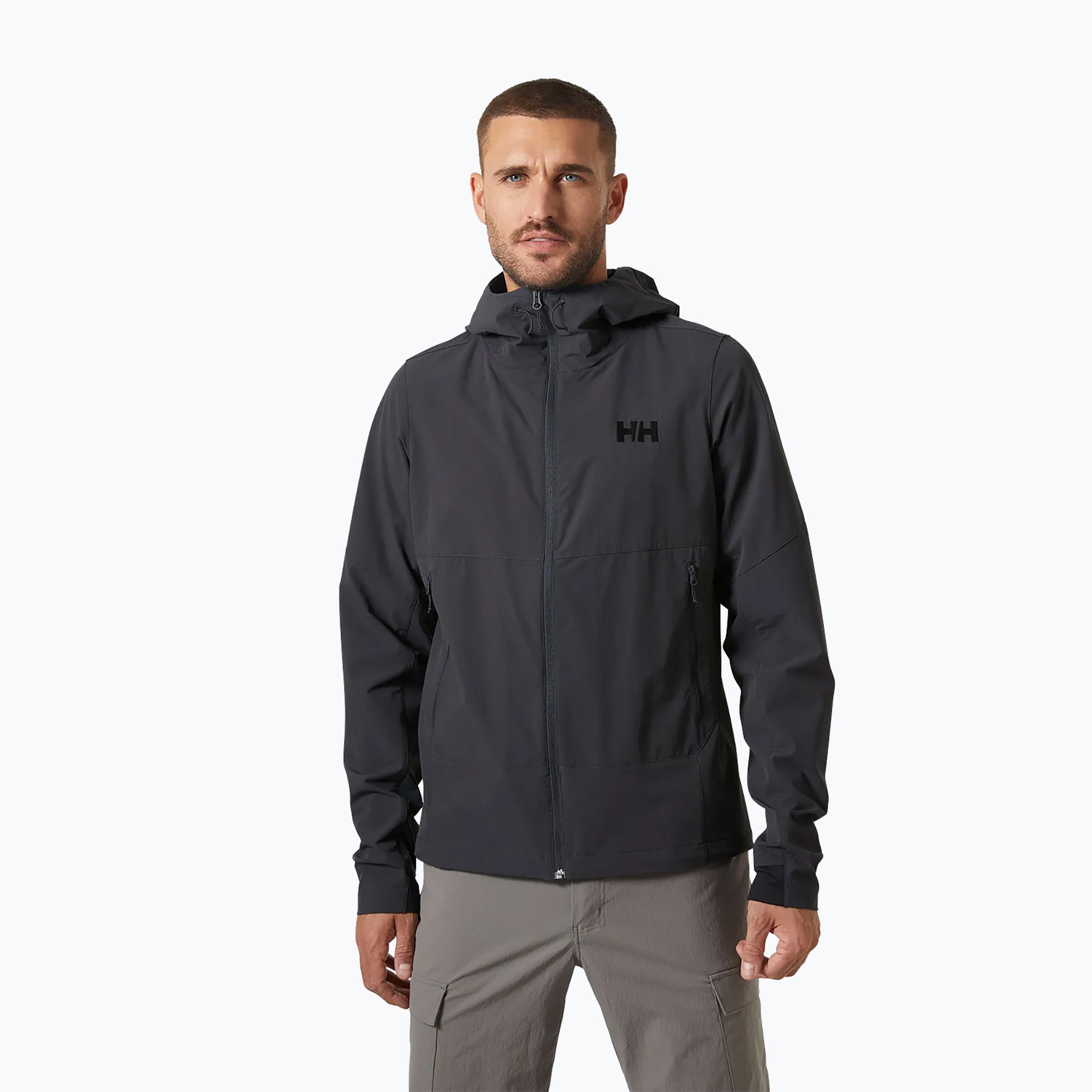 Pánska bunda Helly Hansen Blaze Softshell ebony (Blaze Softshell Hood 63286_980)