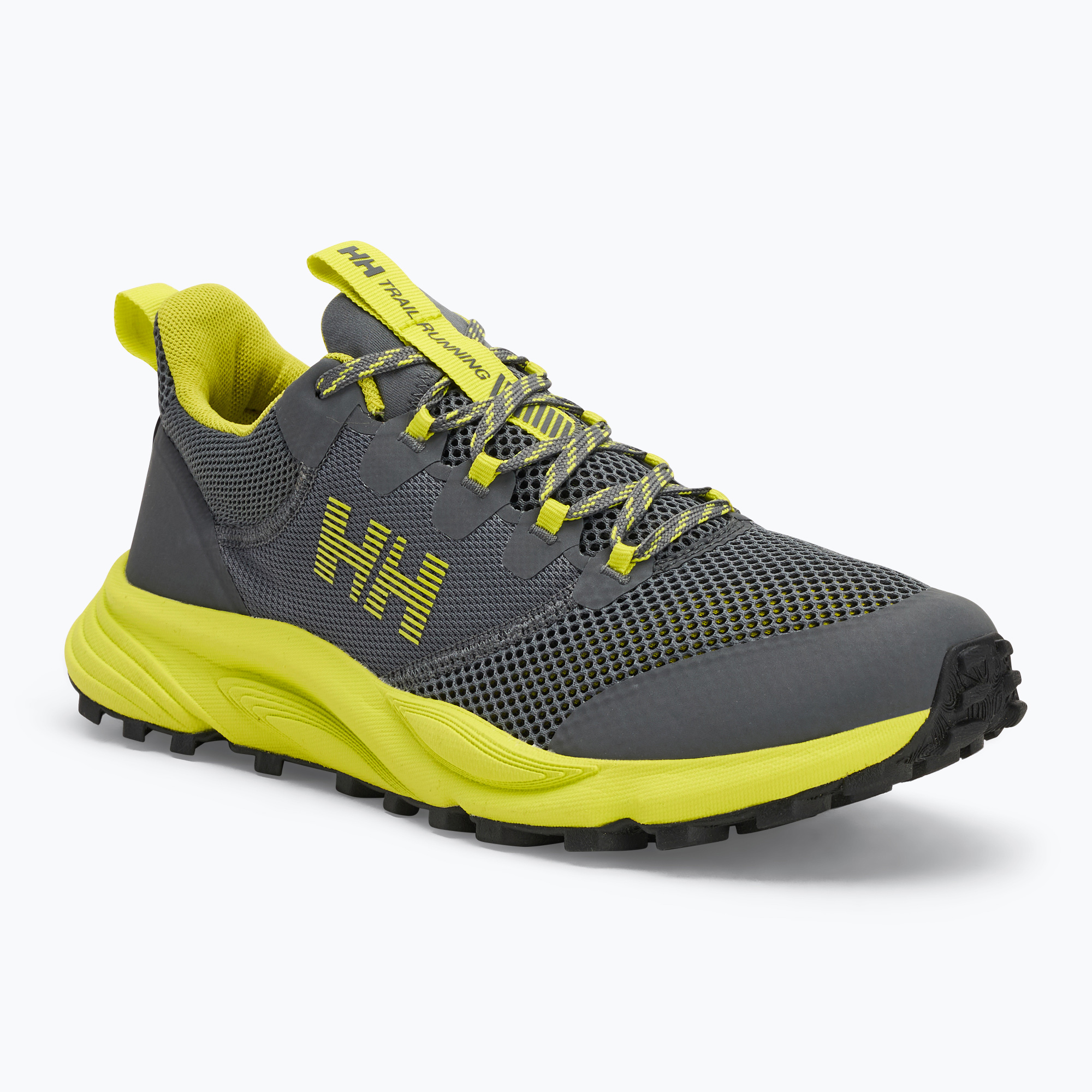 Pánska bežecká obuv Helly Hansen Featherswift 2 Tr charcoal/sweet lime (Featherswift 2 Trail 12048_964)
