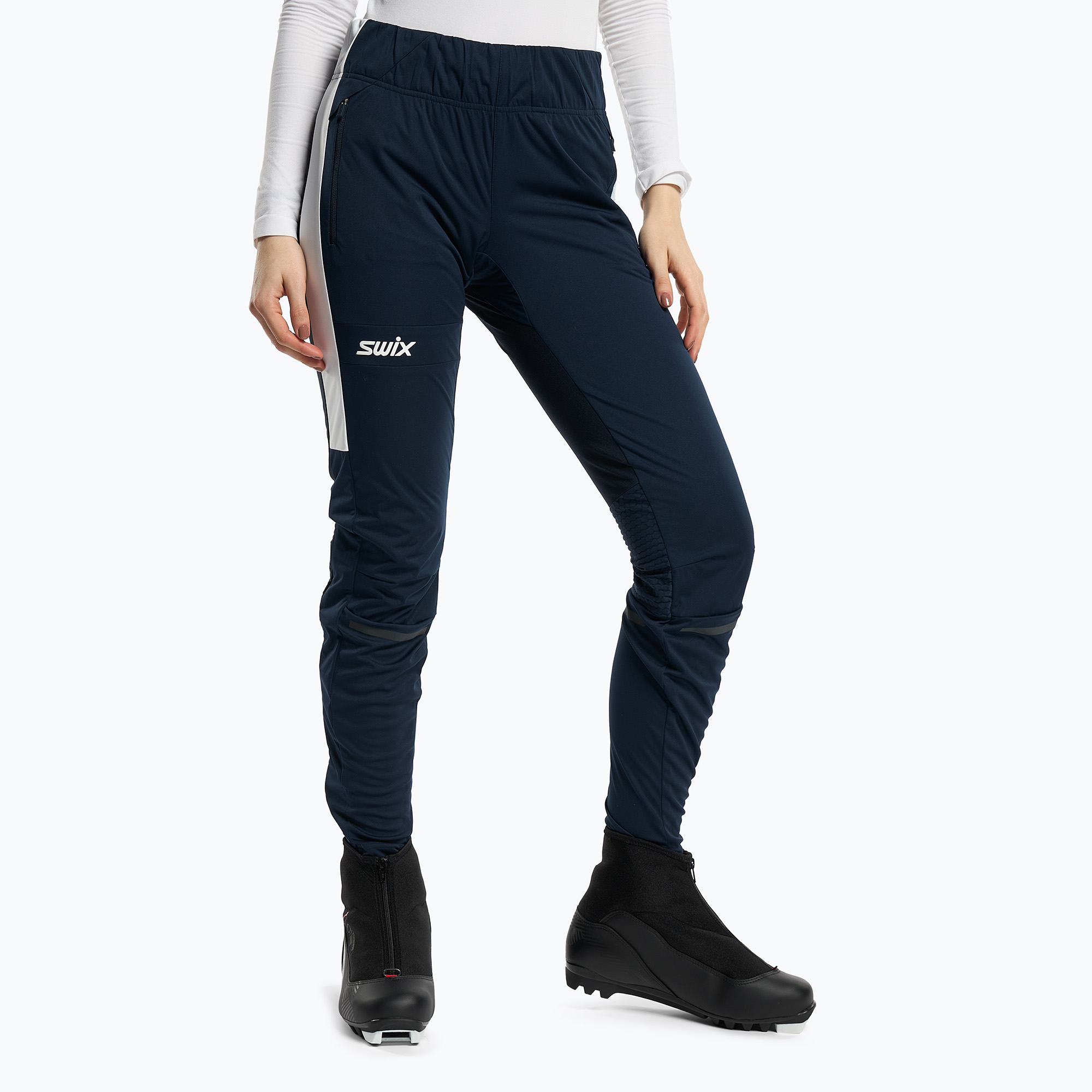 Dámske nohavice na bežecké lyžovanie Swix Dynamic navy blue 22946-751-XS