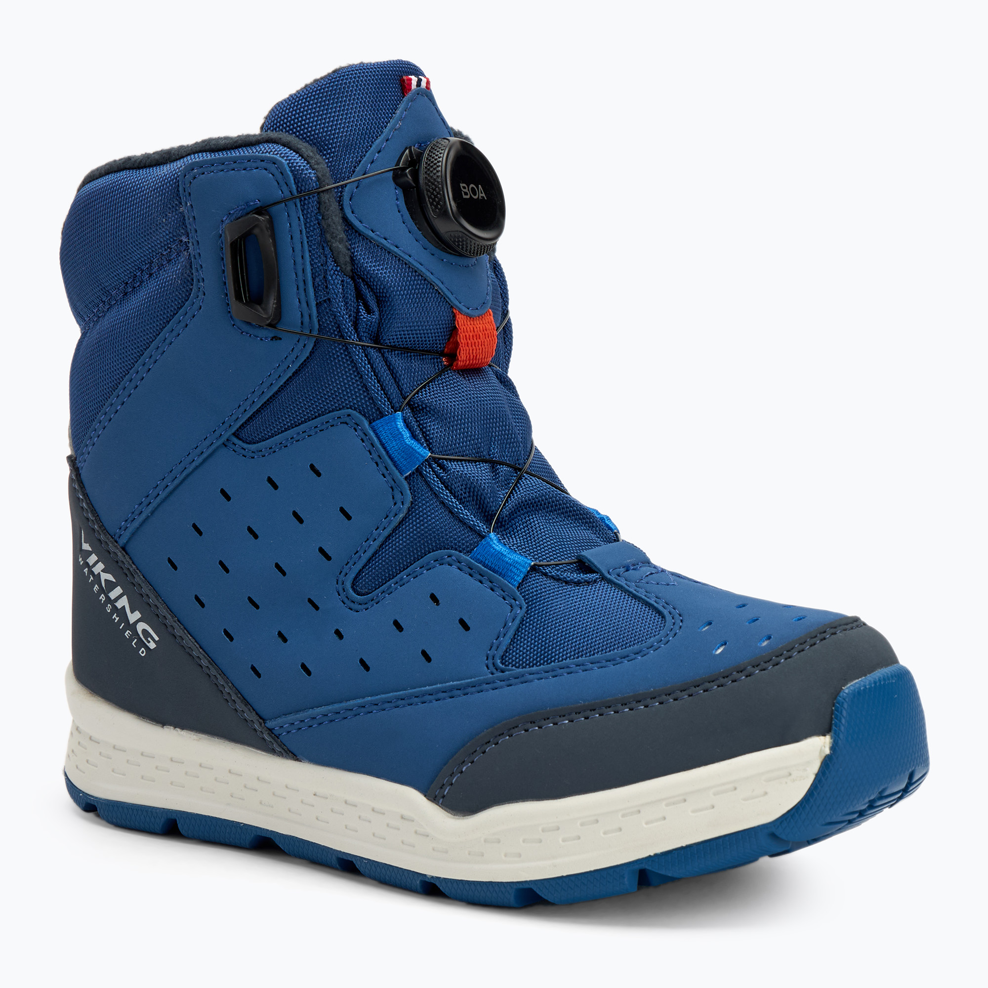 Detské snehule Viking Espo Warm Waterproof BOA blue/rust (3-93350-3563)