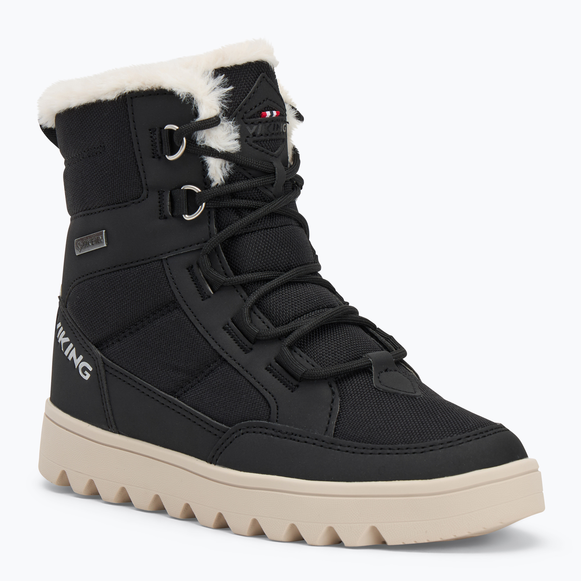 Detské snehule Viking Fleek Warm GTX Zip black (Fleek Warm GTX Zip 3-94720-2)