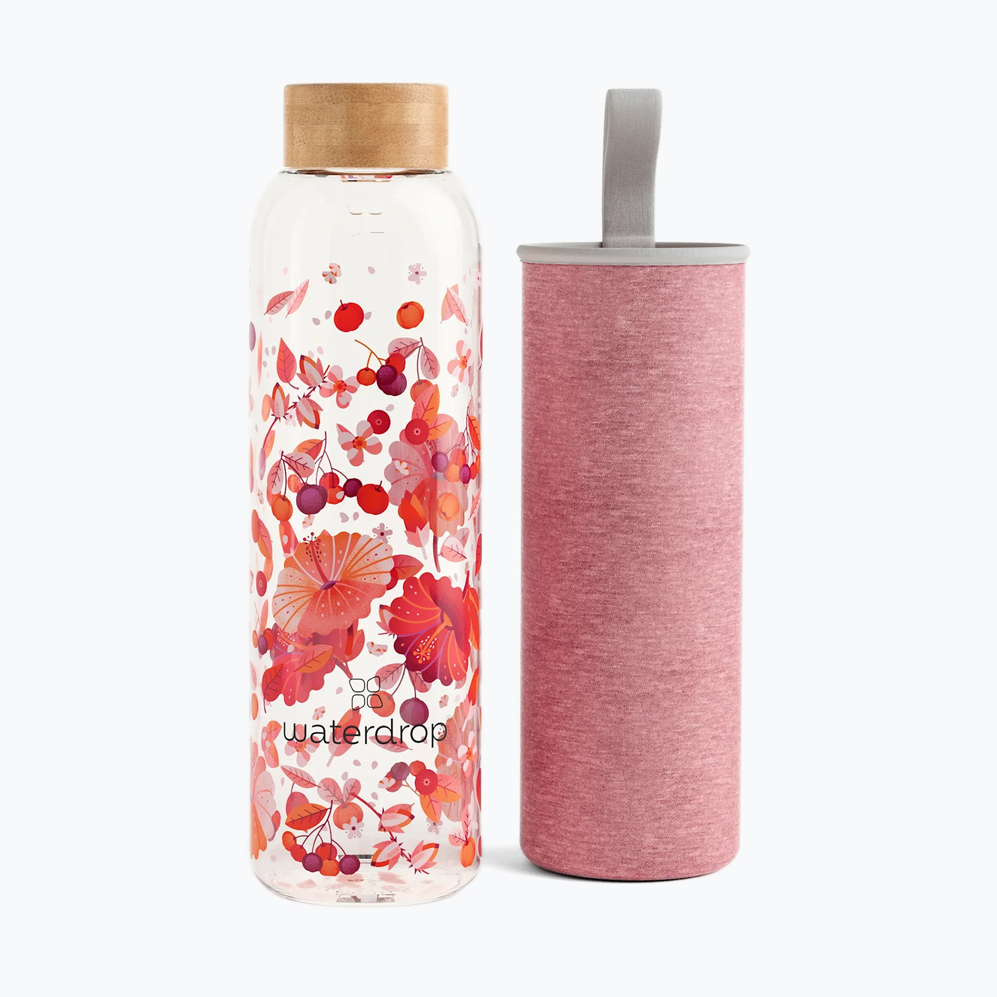 Fľaša Waterdrop Glass 600 ml relax (Glass Relax MICROBOTTLE)